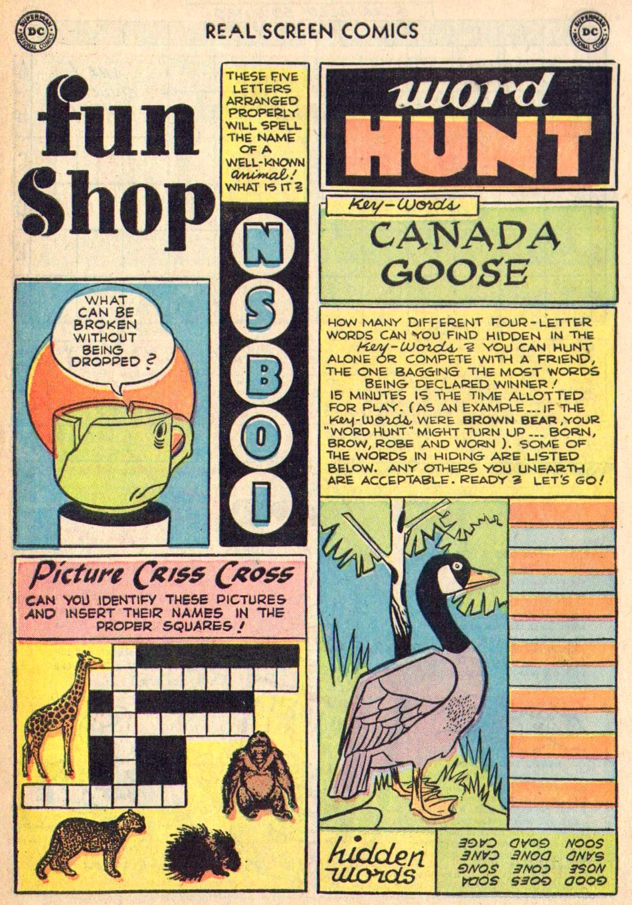 Read online Real Screen Comics comic -  Issue #60 - 10