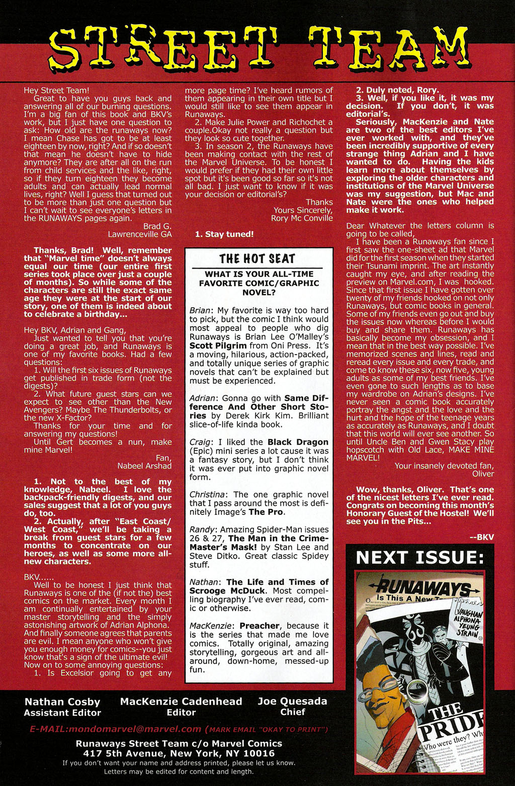 Read online Runaways (2005) comic -  Issue #13 - 26