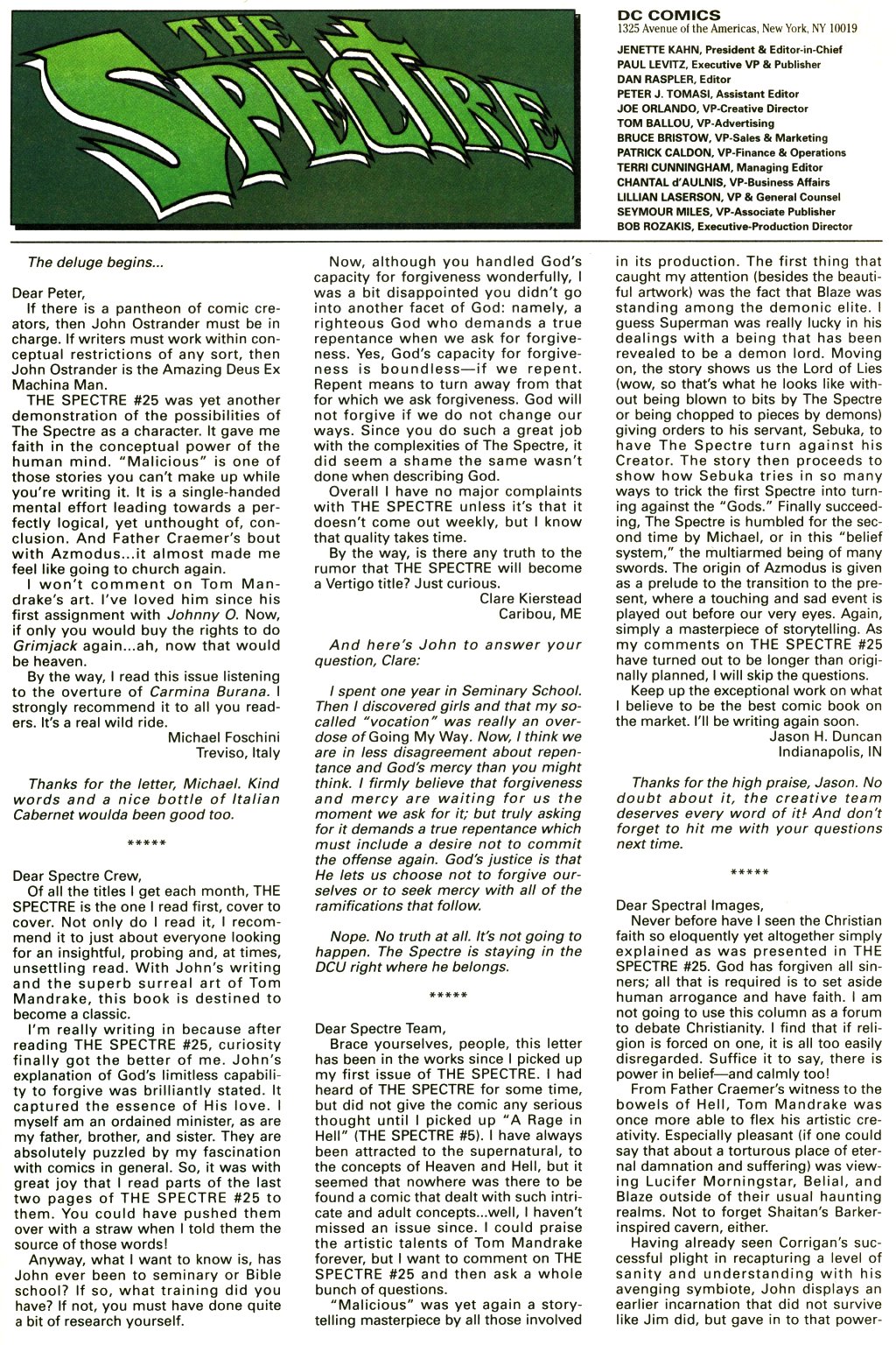 Read online The Spectre (1992) comic -  Issue #30 - 25