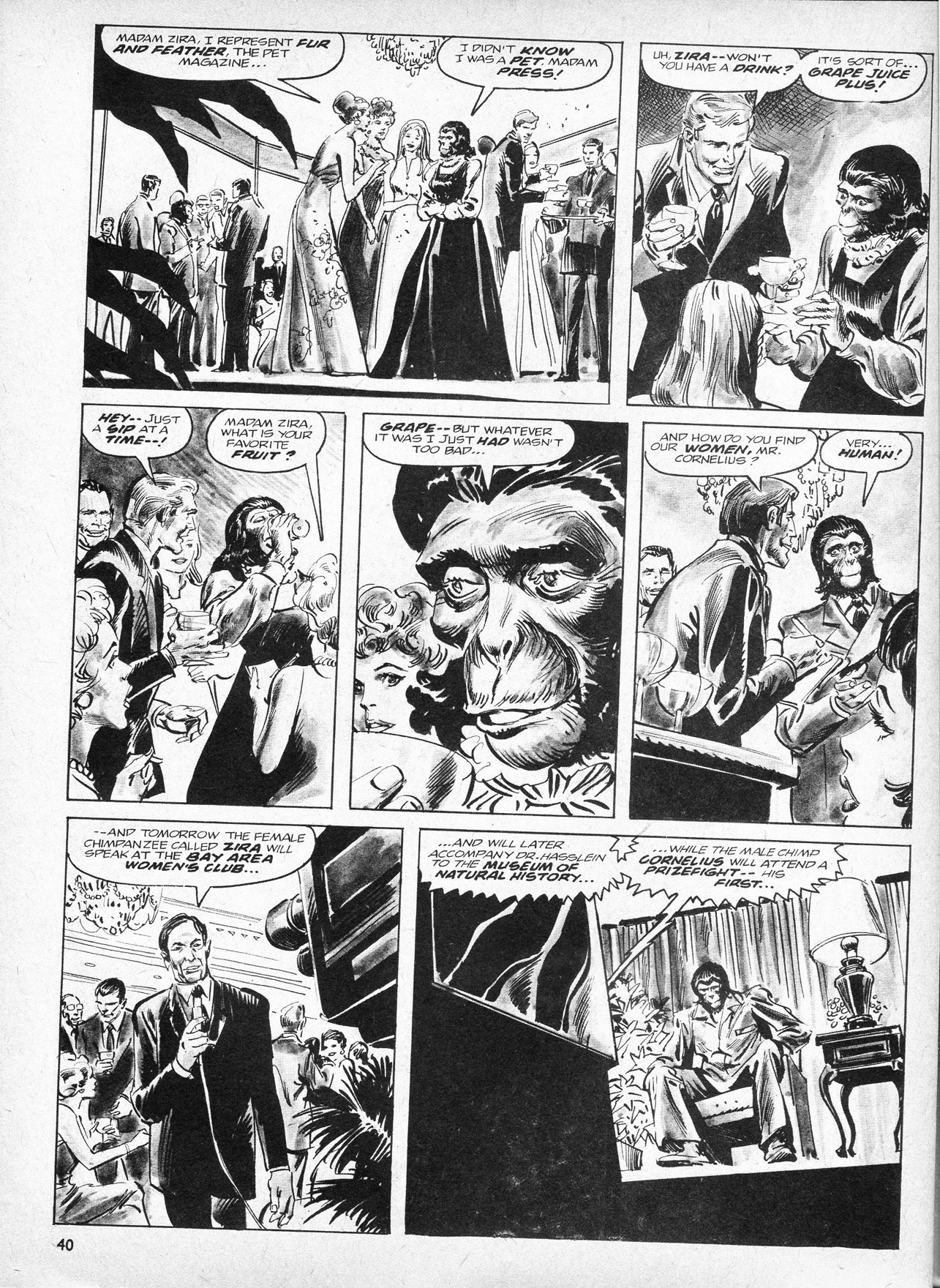 Read online Planet of the Apes comic -  Issue #14 - 40