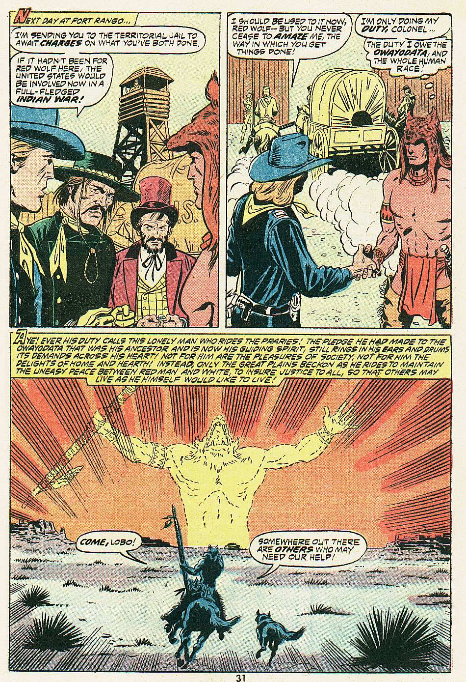 Read online Red Wolf (1972) comic -  Issue #5 - 21
