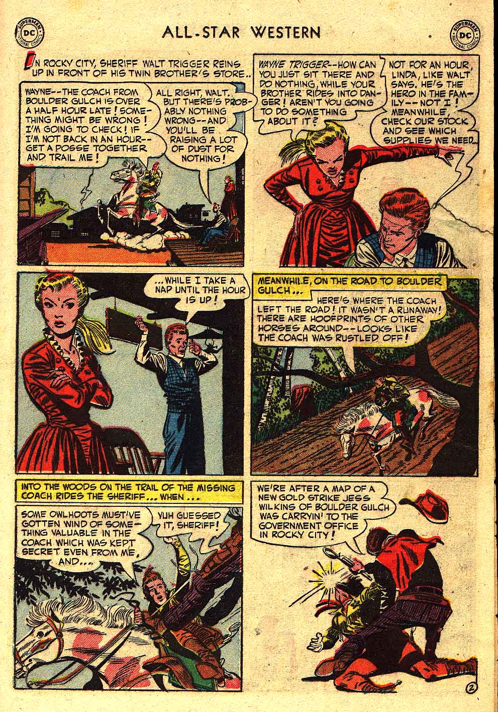 Read online All-Star Western (1951) comic -  Issue #62 - 25