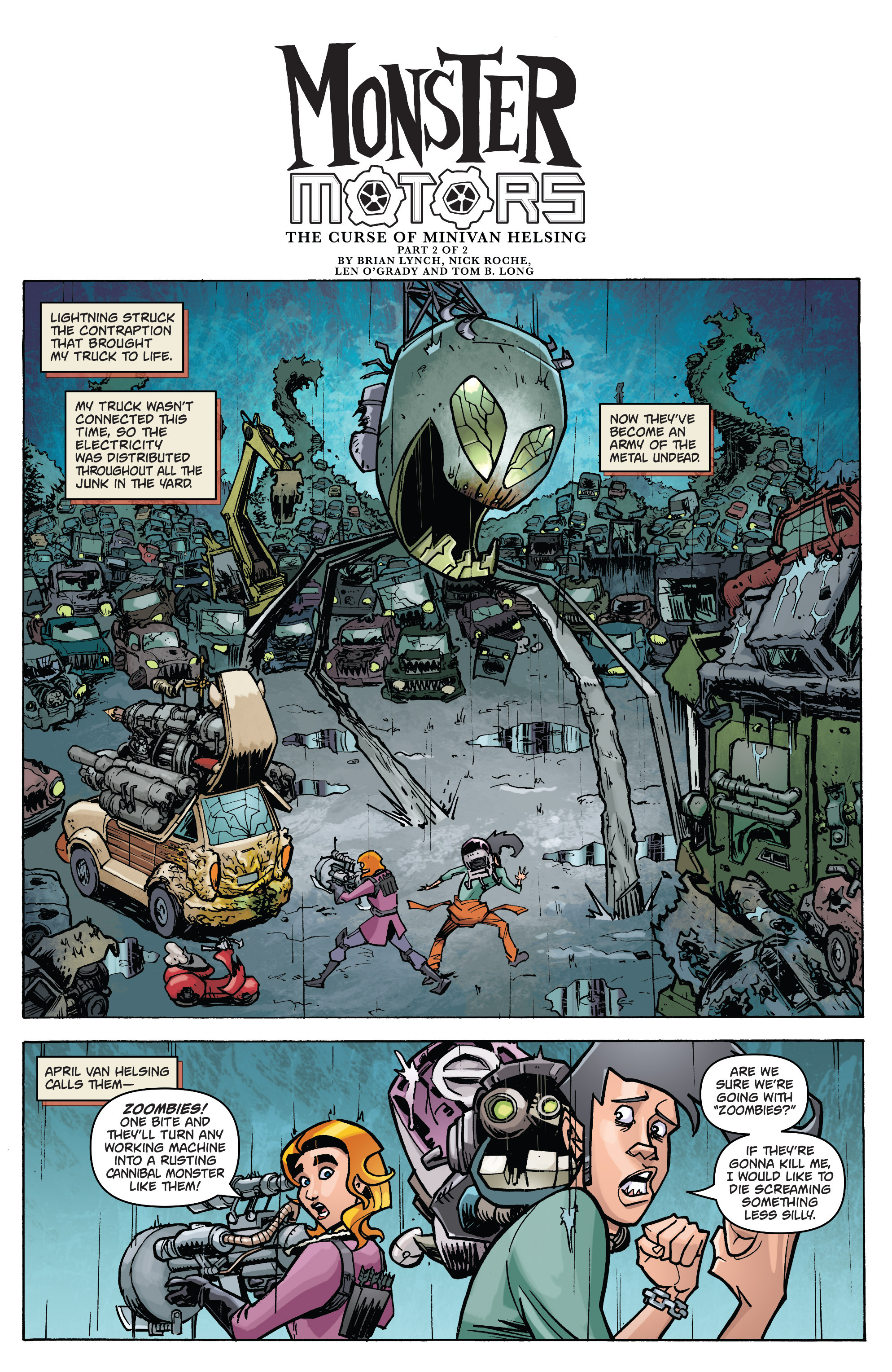 Read online Monster Motors: The Curse of Minivan Helsing comic -  Issue #2 - 3