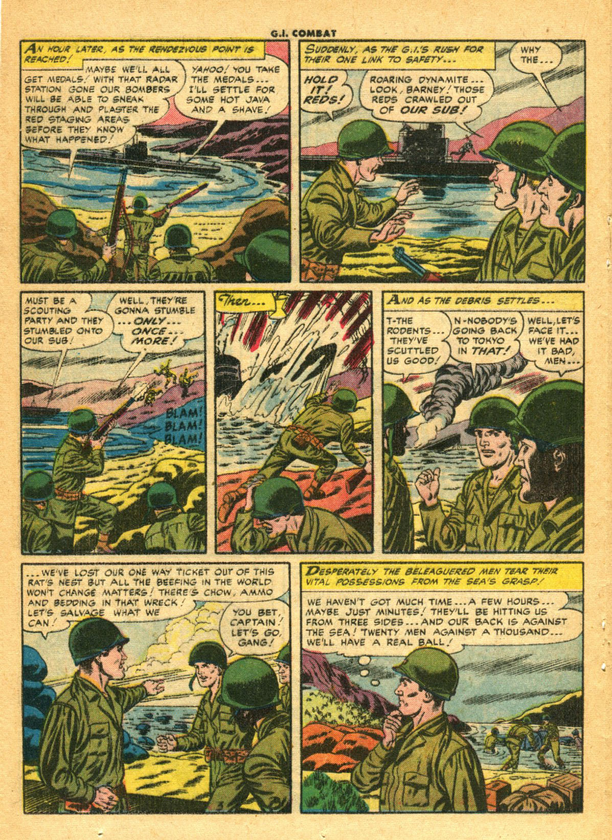 Read online G.I. Combat (1952) comic -  Issue #16 - 19