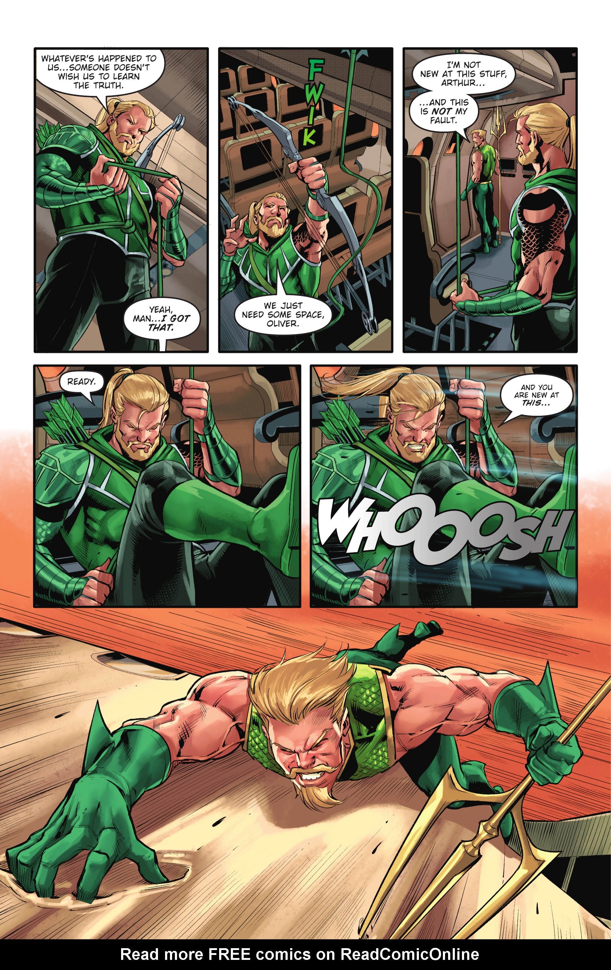 Read online Aquaman/Green Arrow - Deep Target comic -  Issue #2 - 8