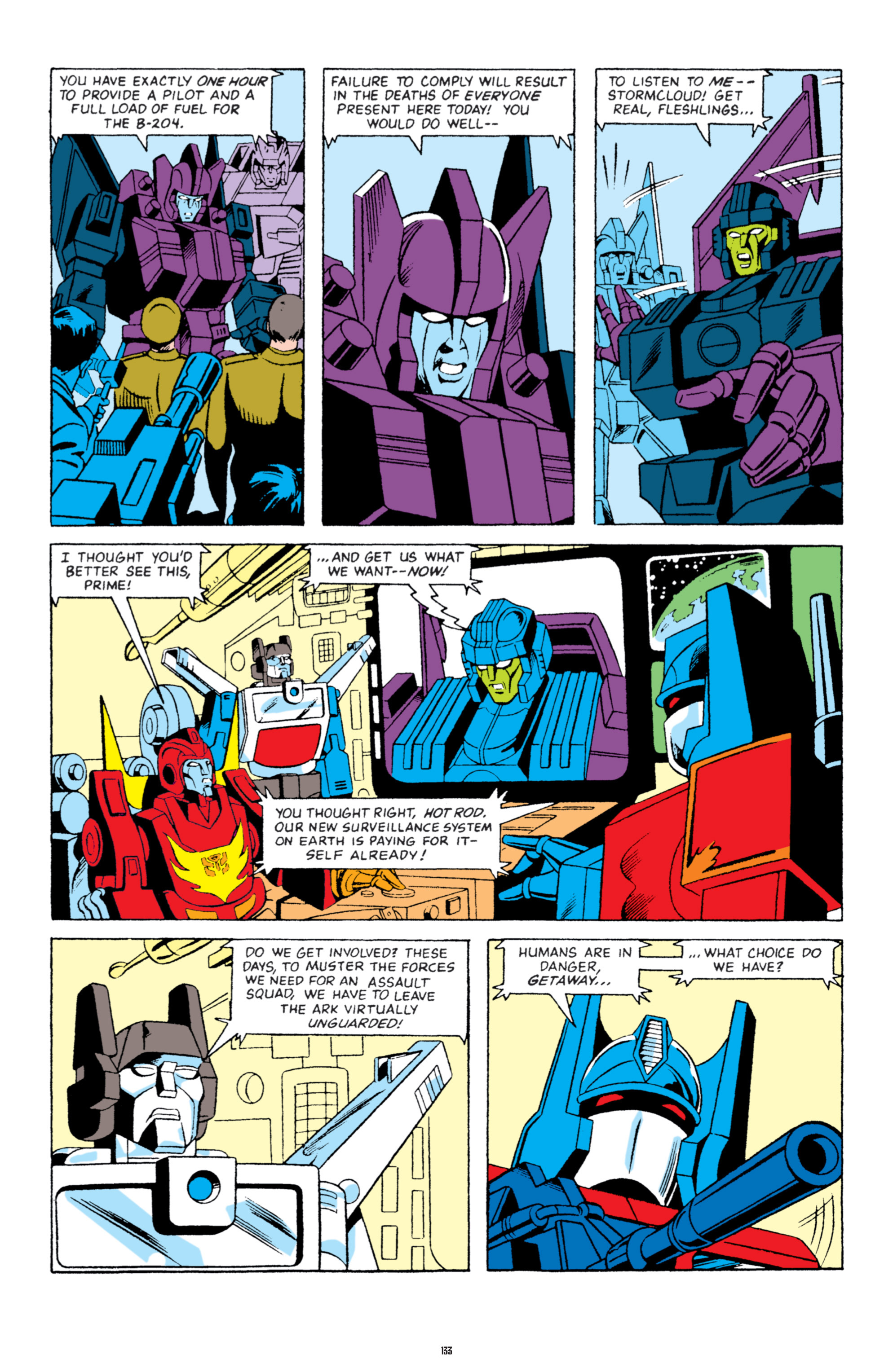 Read online The Transformers Classics comic -  Issue # TPB 5 - 134