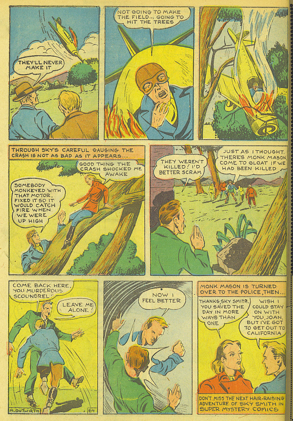 Read online Super-Mystery Comics comic -  Issue #7 - 66