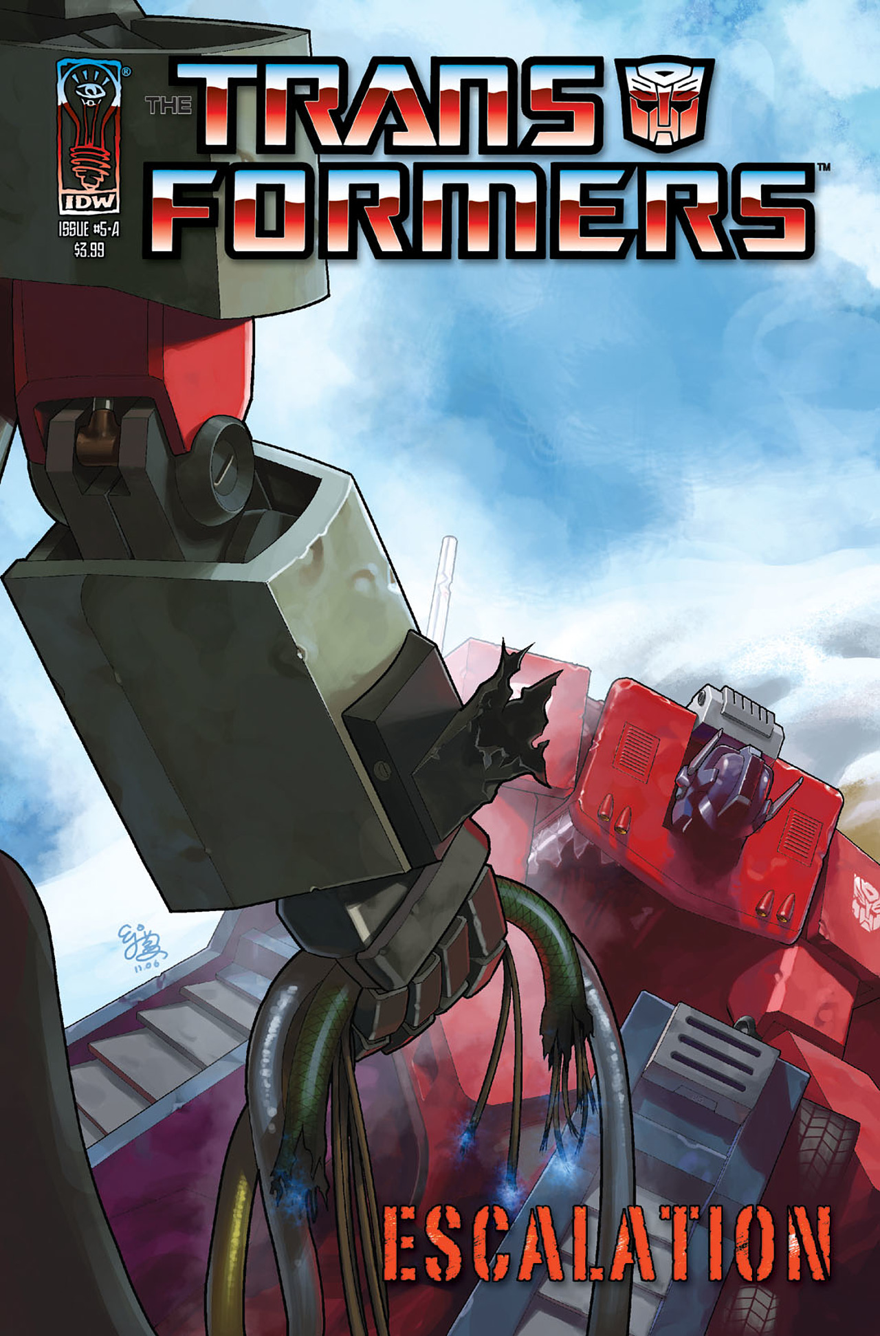 Read online The Transformers: Escalation comic -  Issue #5 - 1
