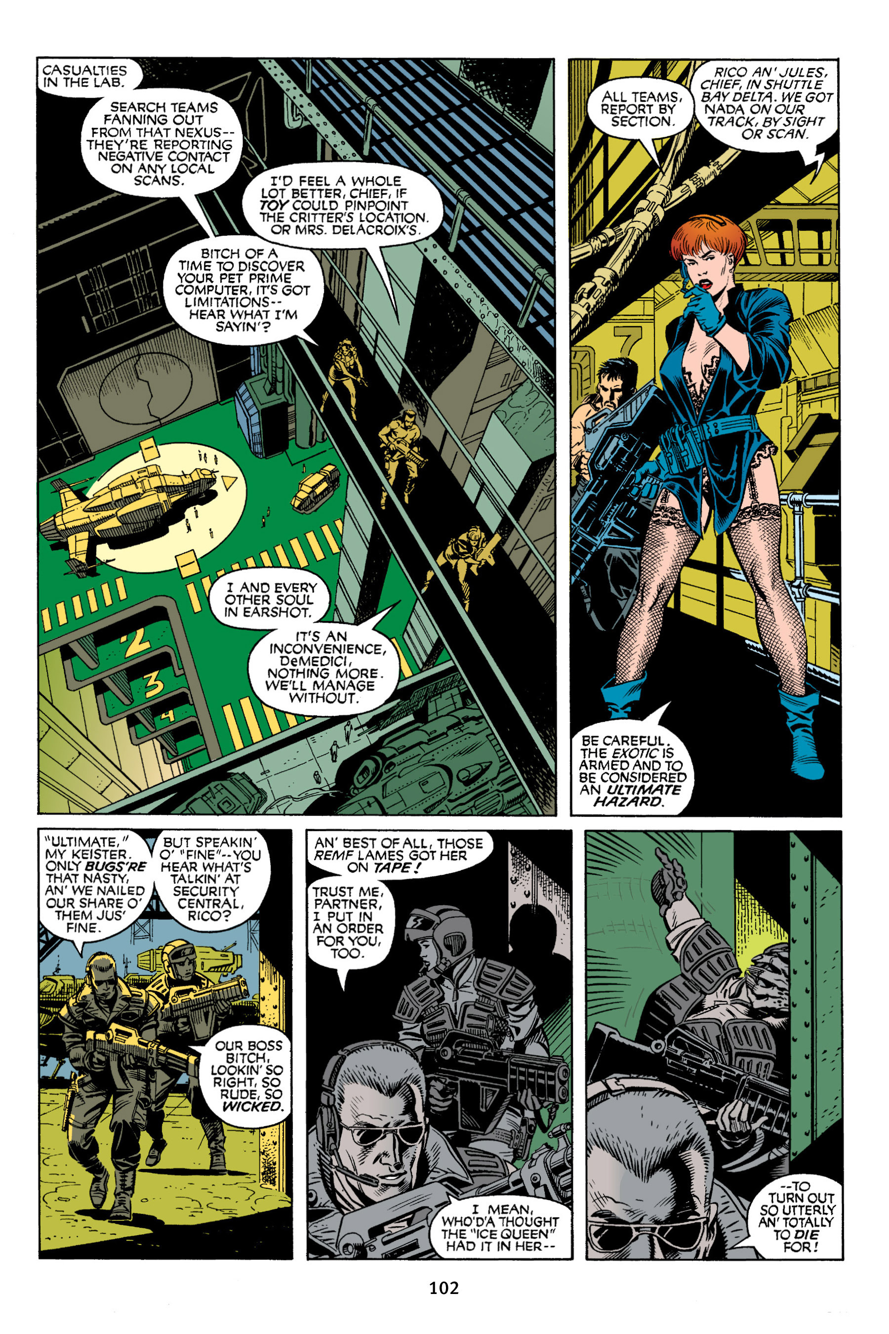 Read online Aliens vs. Predator Omnibus comic -  Issue # _TPB 2 Part 1 - 101