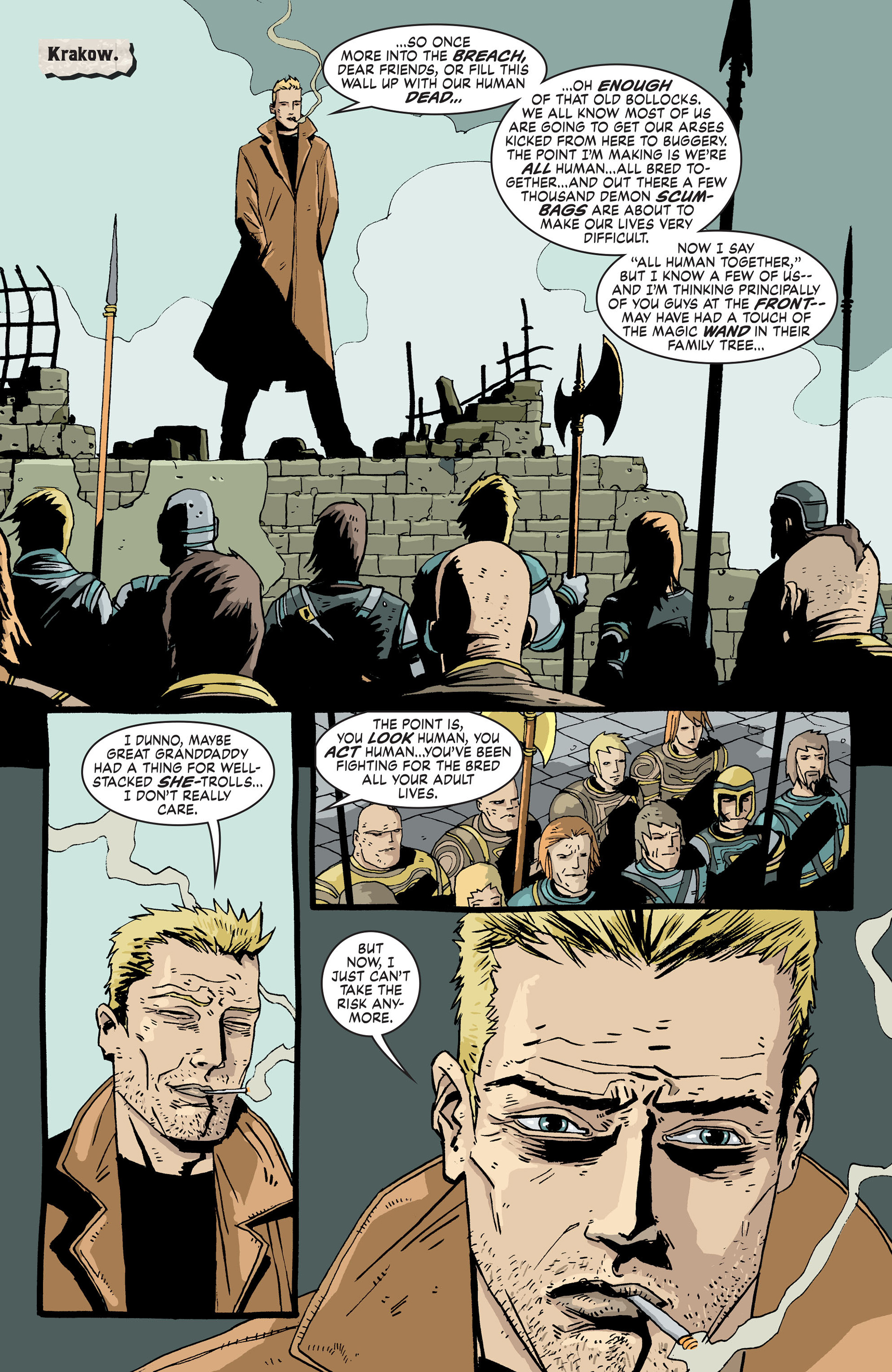 Read online Books of Magick: Life During Wartime comic -  Issue #7 - 9