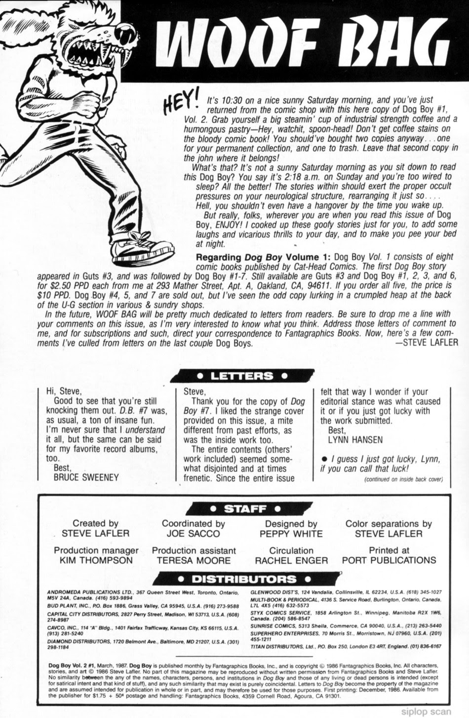 Read online Dog Boy comic -  Issue #1 - 2