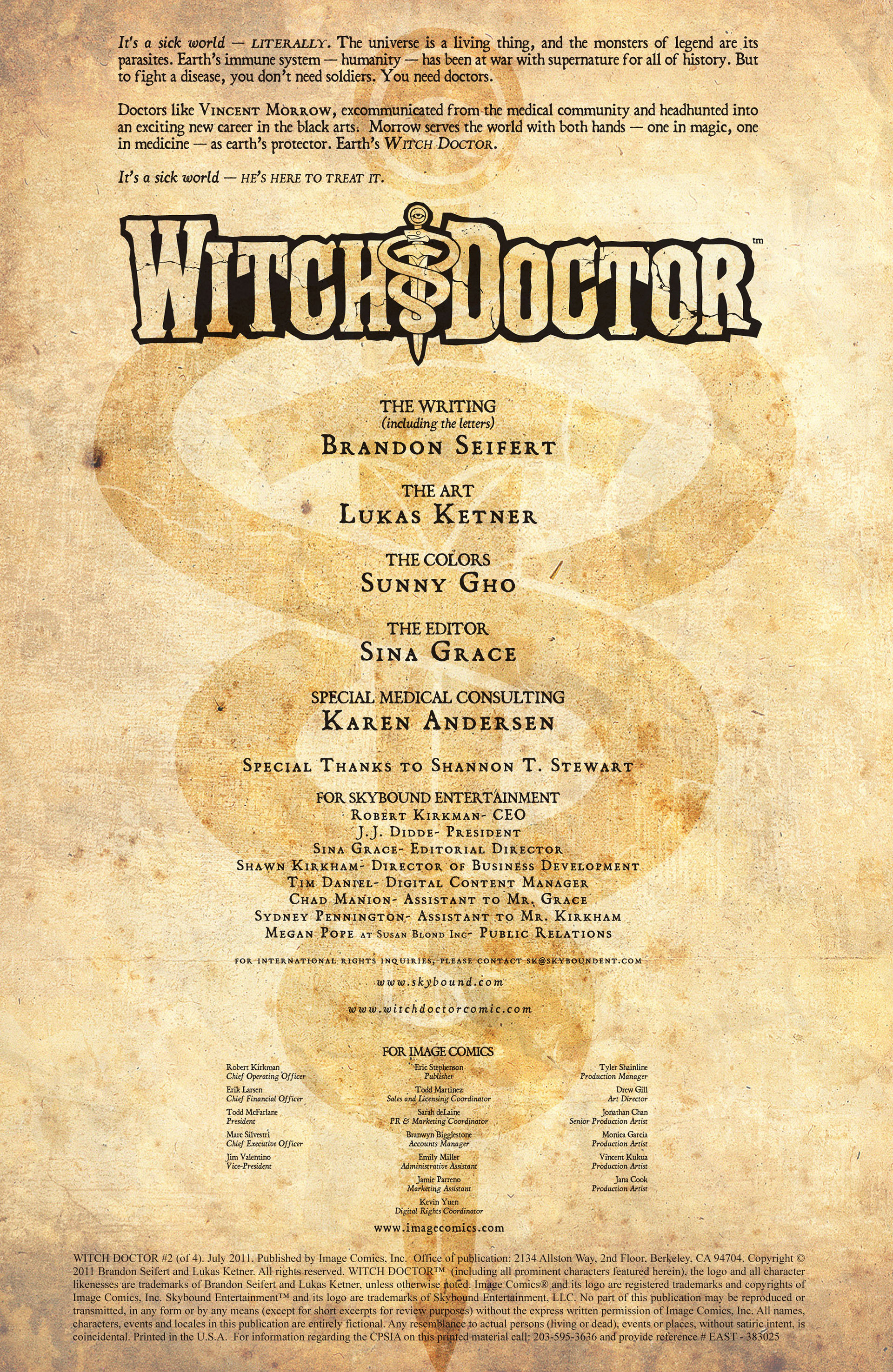 Read online Witch Doctor comic -  Issue # Full - 55