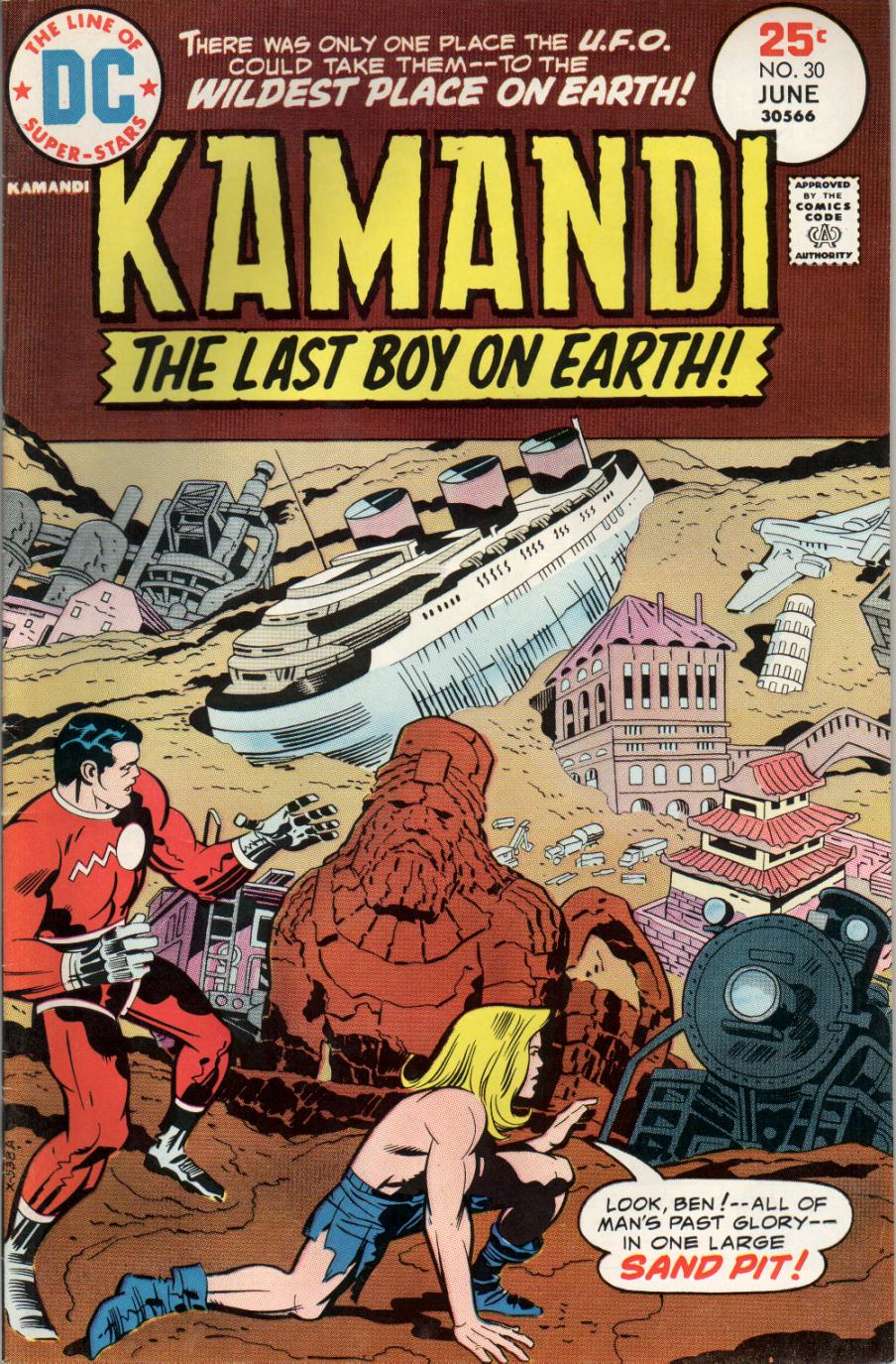 Read online Kamandi, The Last Boy On Earth comic -  Issue #30 - 1