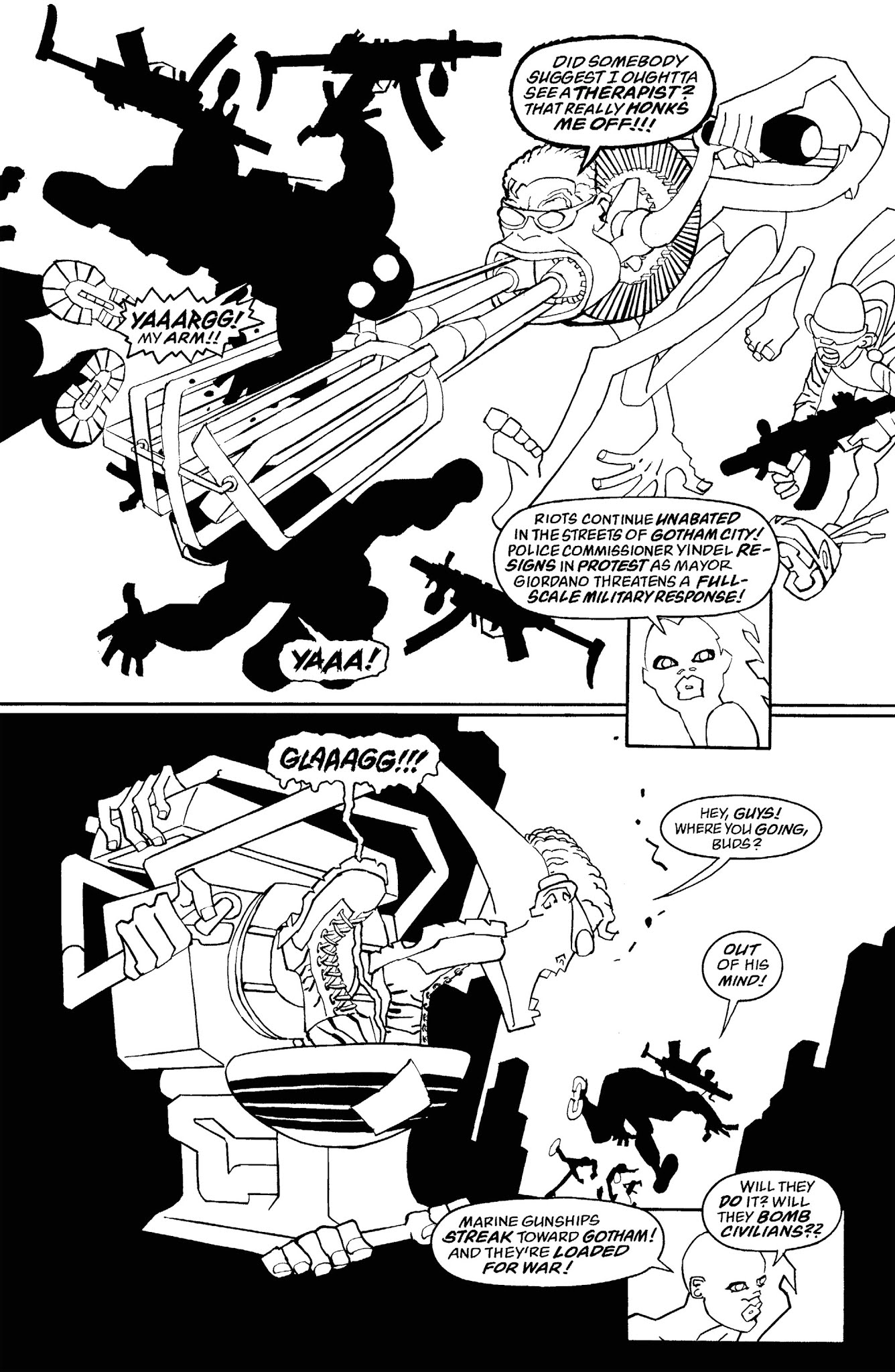 Read online Batman Noir: The Dark Knight Strikes Again comic -  Issue # TPB (Part 2) - 93
