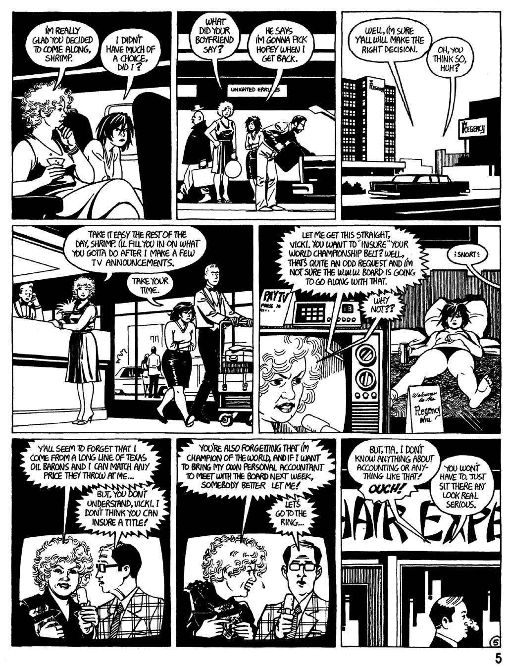 Read online Love and Rockets (1982) comic -  Issue #26 - 7