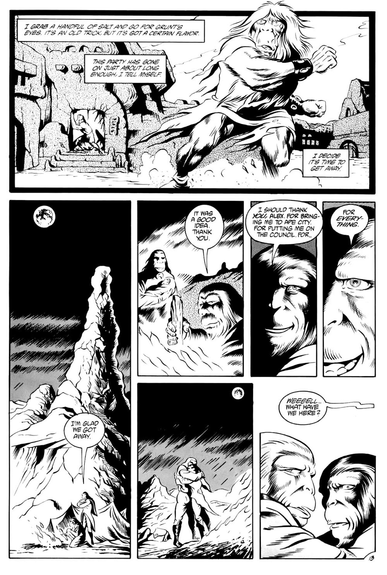 Read online Planet of the Apes (1990) comic -  Issue #7 - 15