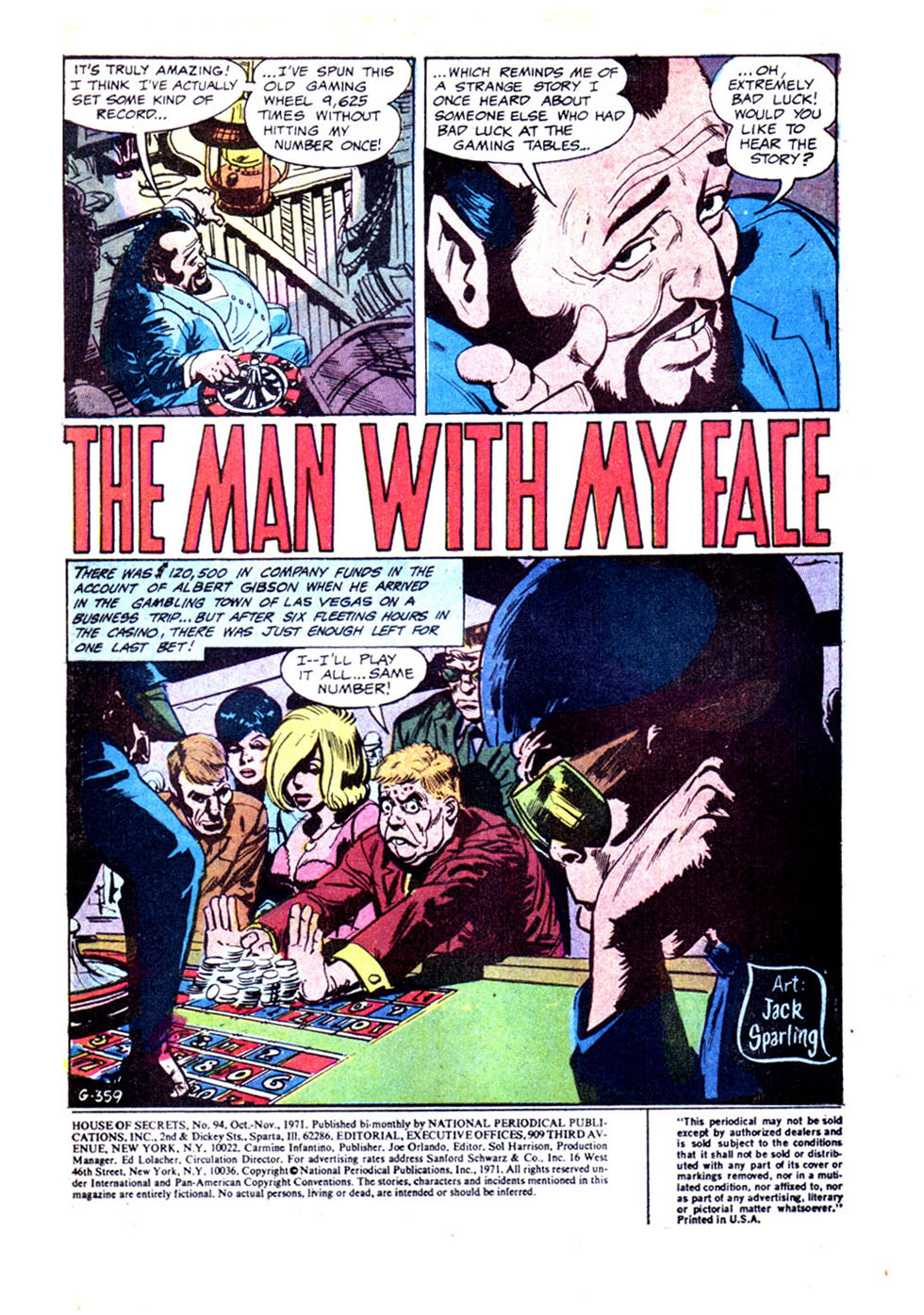 Read online House of Secrets (1956) comic -  Issue #94 - 3