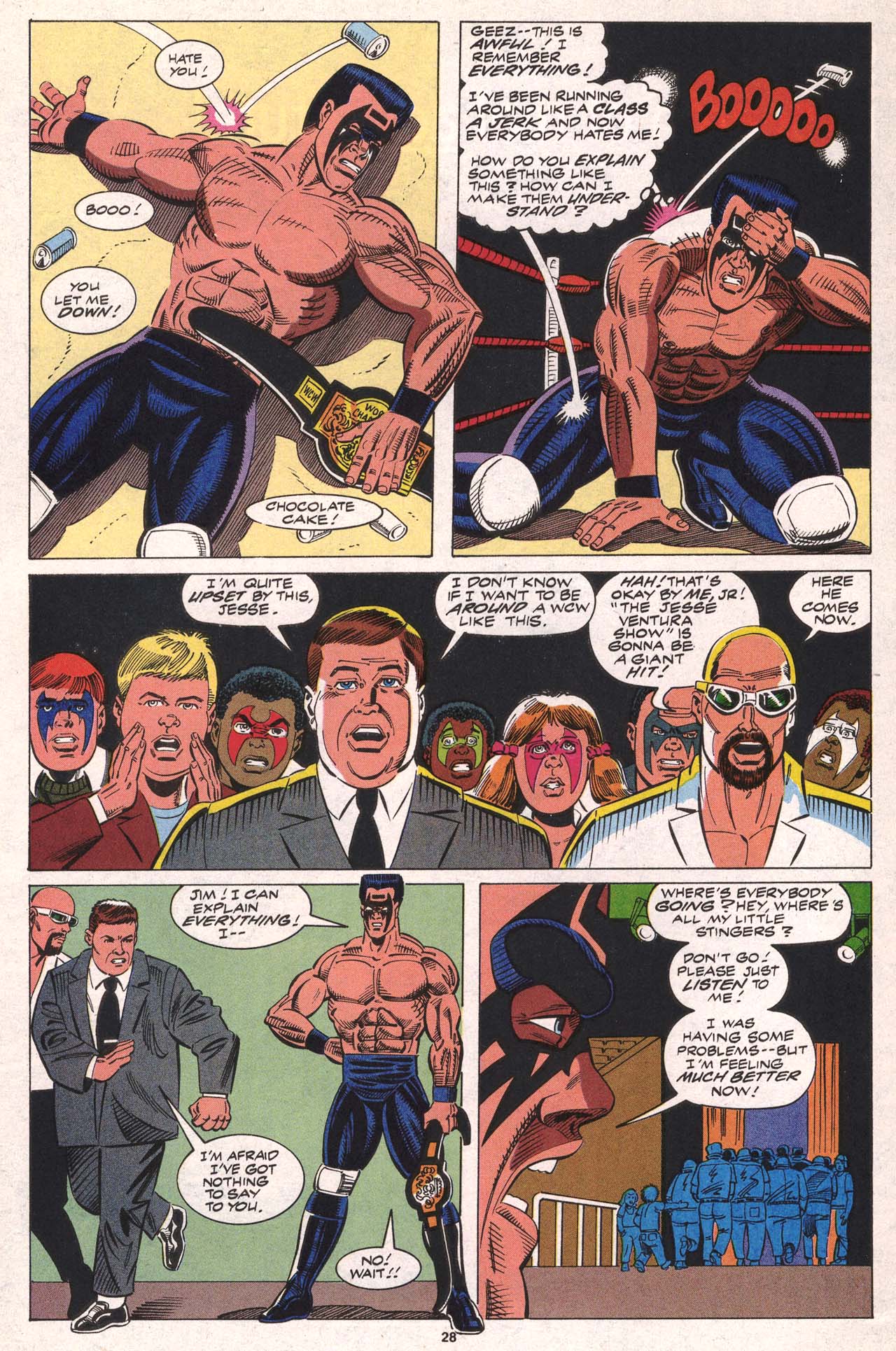 Read online WCW World Championship Wrestling comic -  Issue #10 - 28