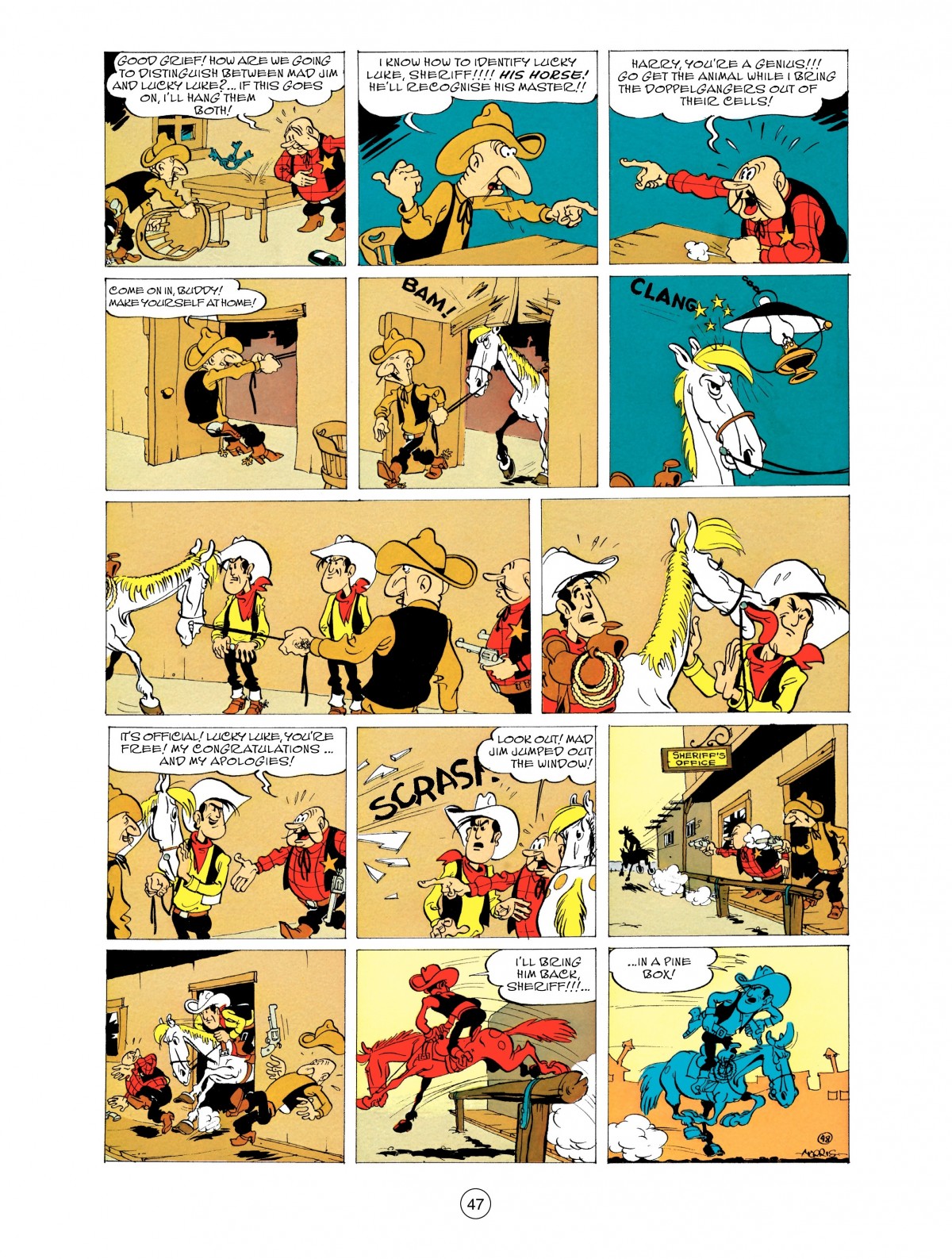 Read online A Lucky Luke Adventure comic -  Issue #48 - 47