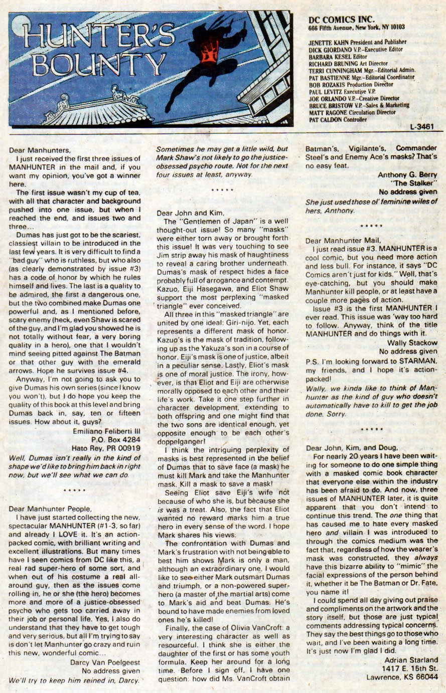 Read online Manhunter (1988) comic -  Issue #7 - 24