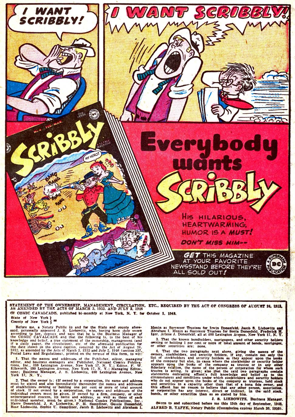 Read online Comic Cavalcade comic -  Issue #31 - 59