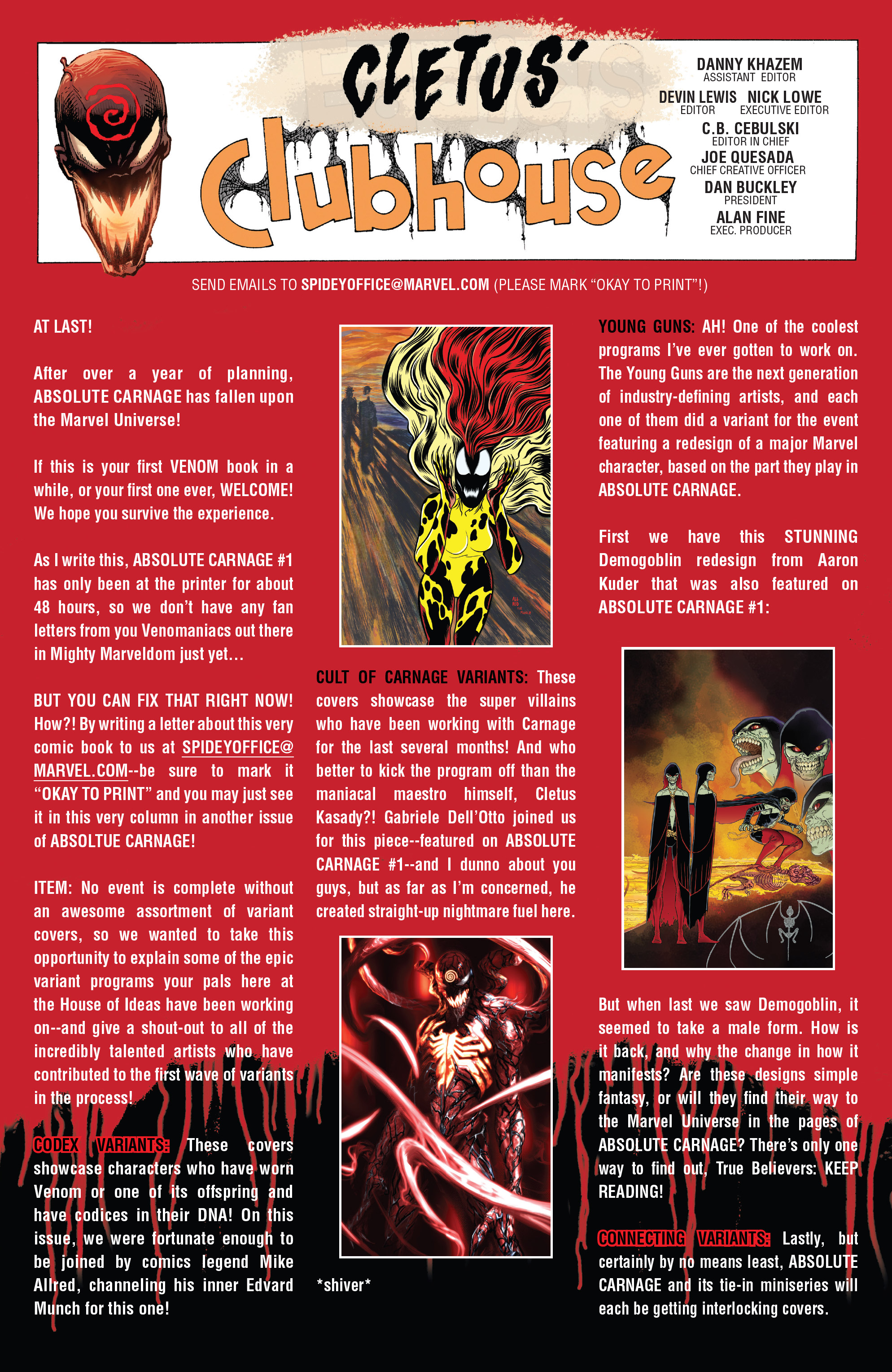 Read online Absolute Carnage: Scream comic -  Issue #1 - 22