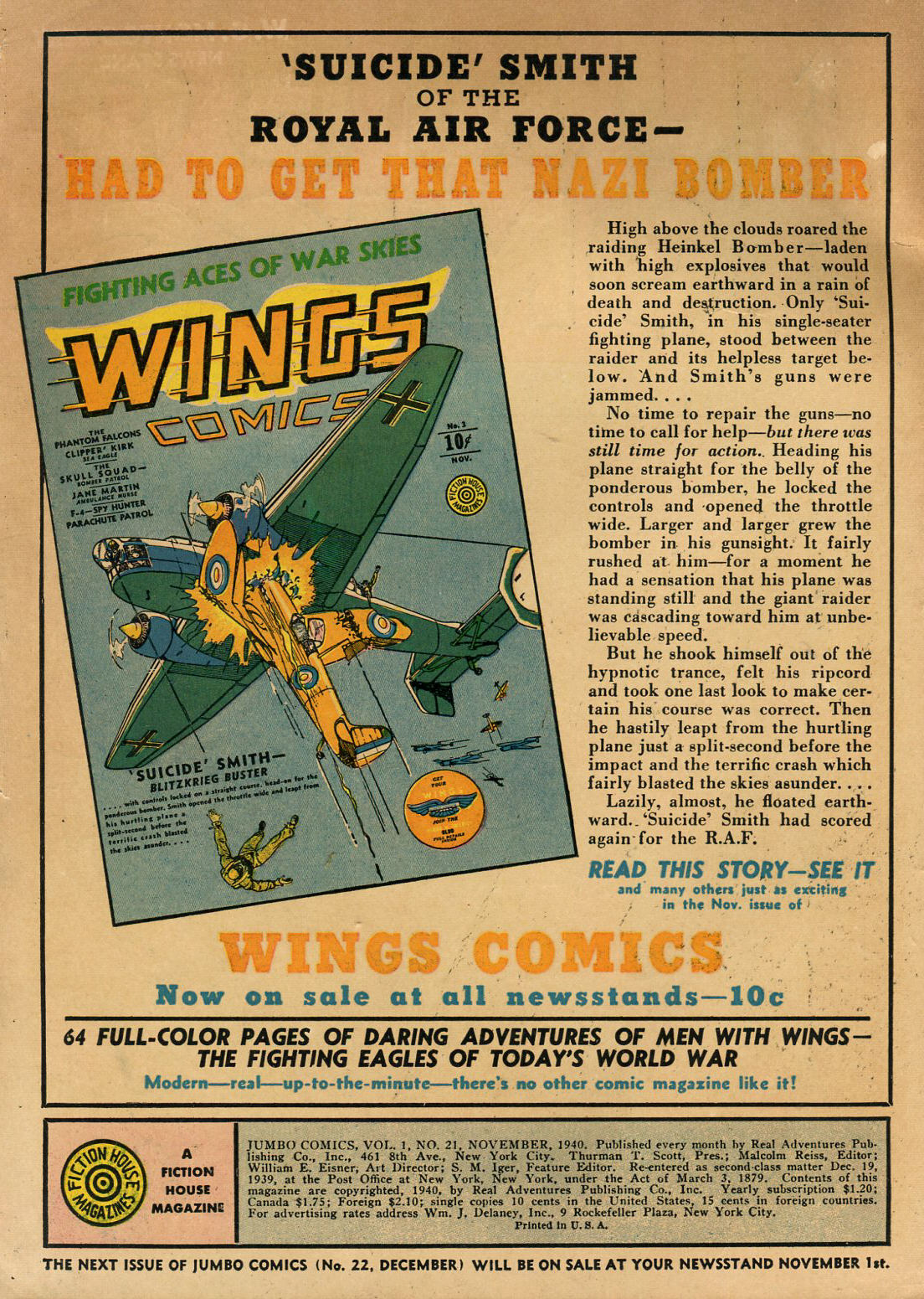 Read online Jumbo Comics comic -  Issue #21 - 2