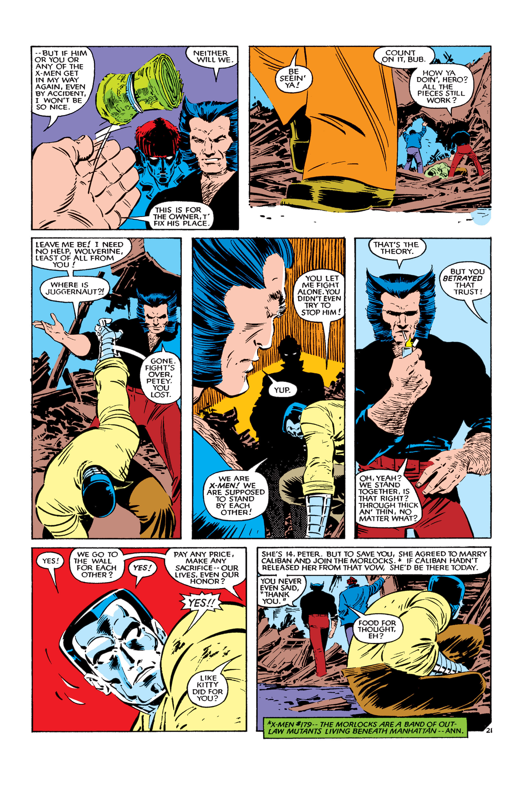 Read online Uncanny X-Men (1963) comic -  Issue #183 - 22