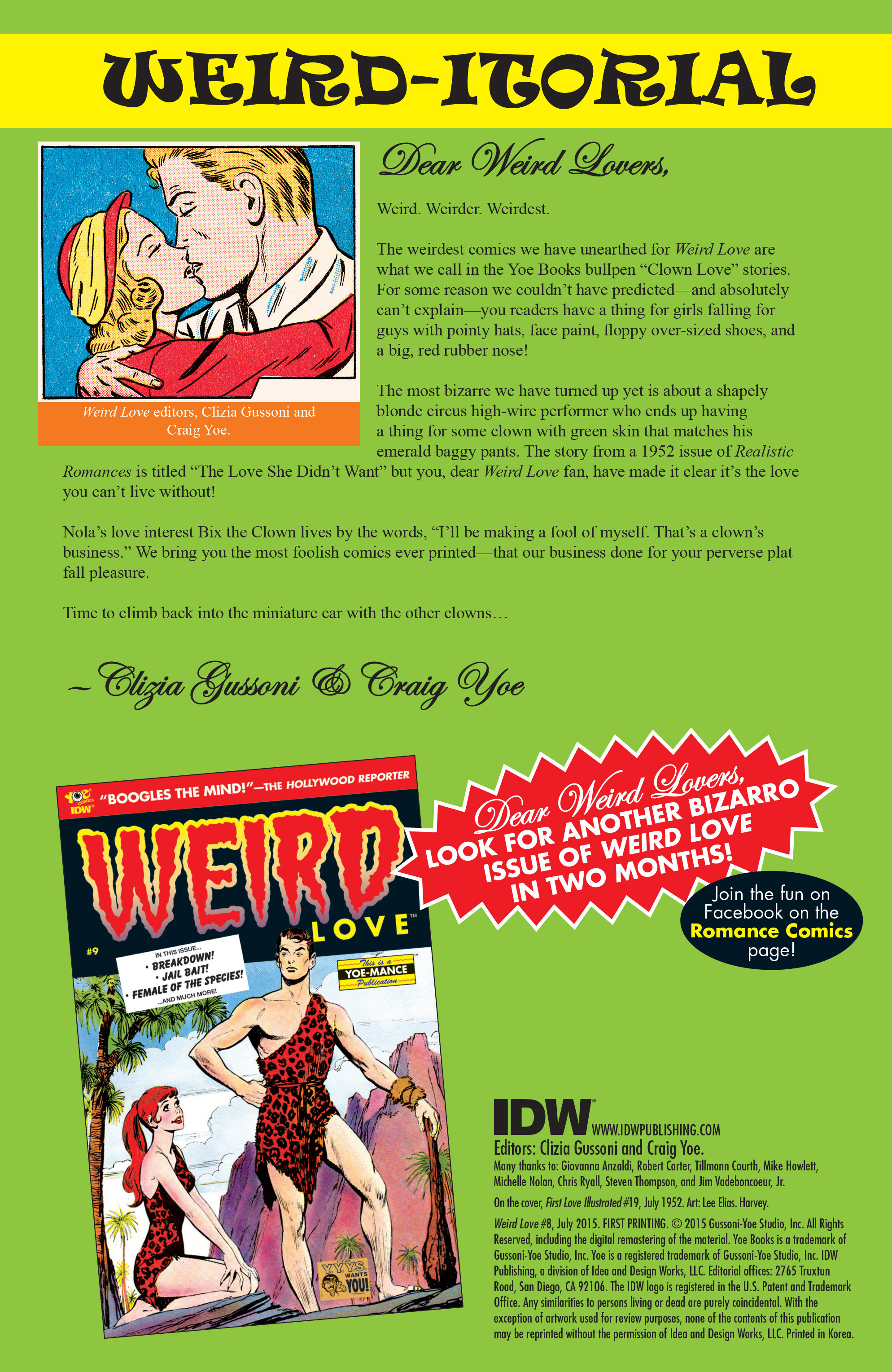 Read online Weird Love comic -  Issue #8 - 2