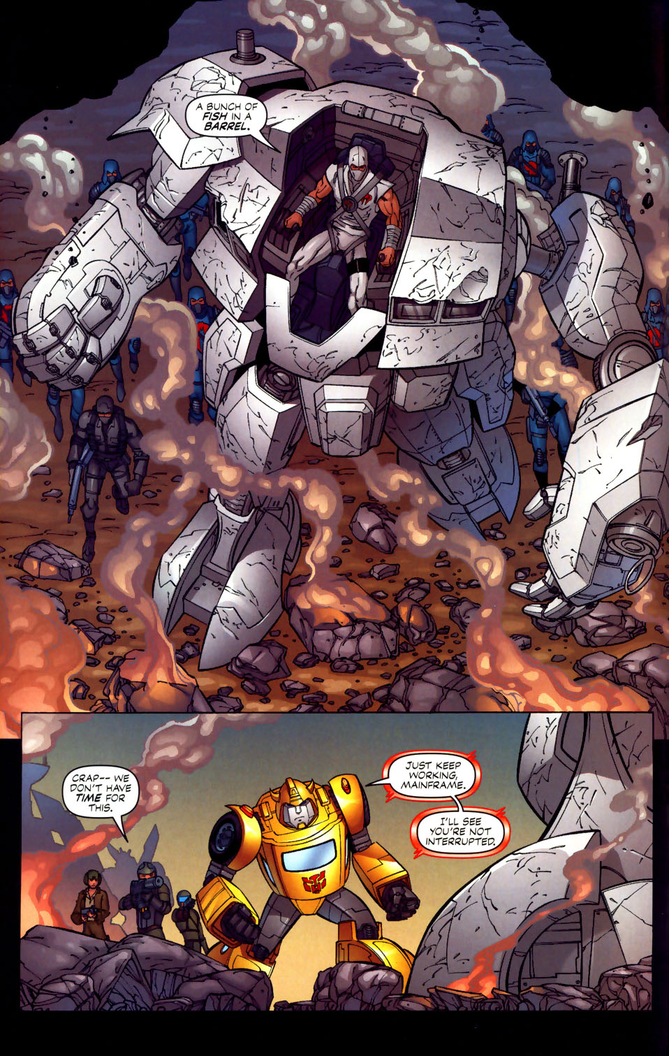 Read online G.I. Joe vs. The Transformers comic -  Issue #6 - 10