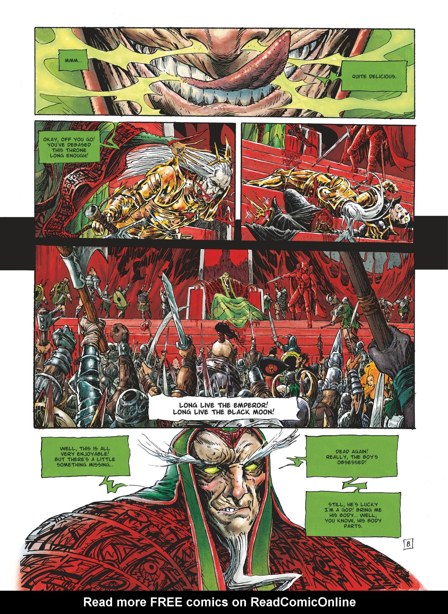 Read online The Black Moon Chronicles comic -  Issue #11 - 10