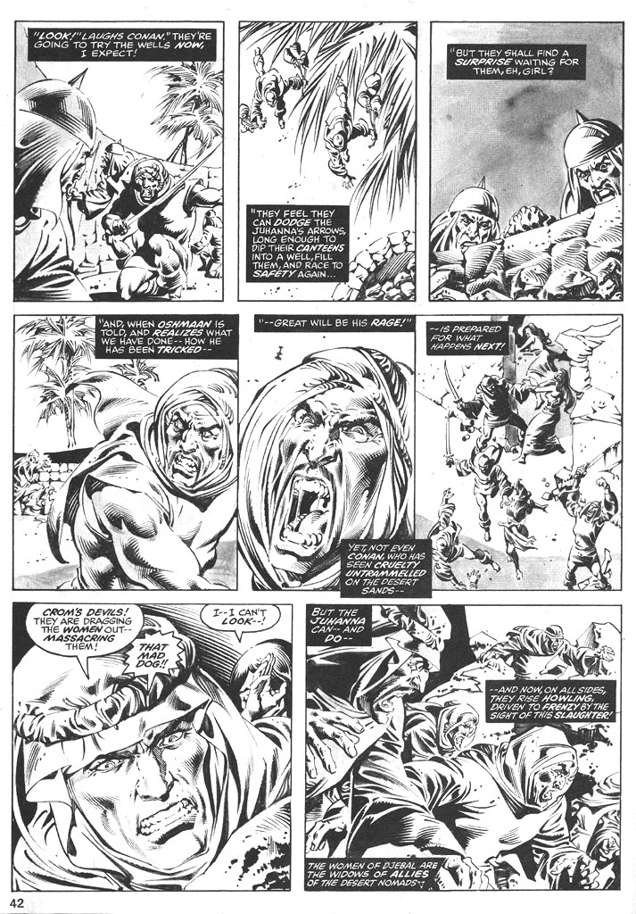 Read online The Savage Sword Of Conan comic -  Issue #37 - 42
