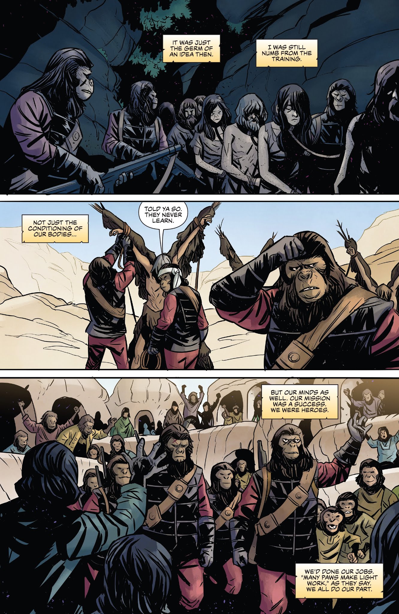 Read online Planet of the Apes: The Simian Age comic -  Issue # Full - 20