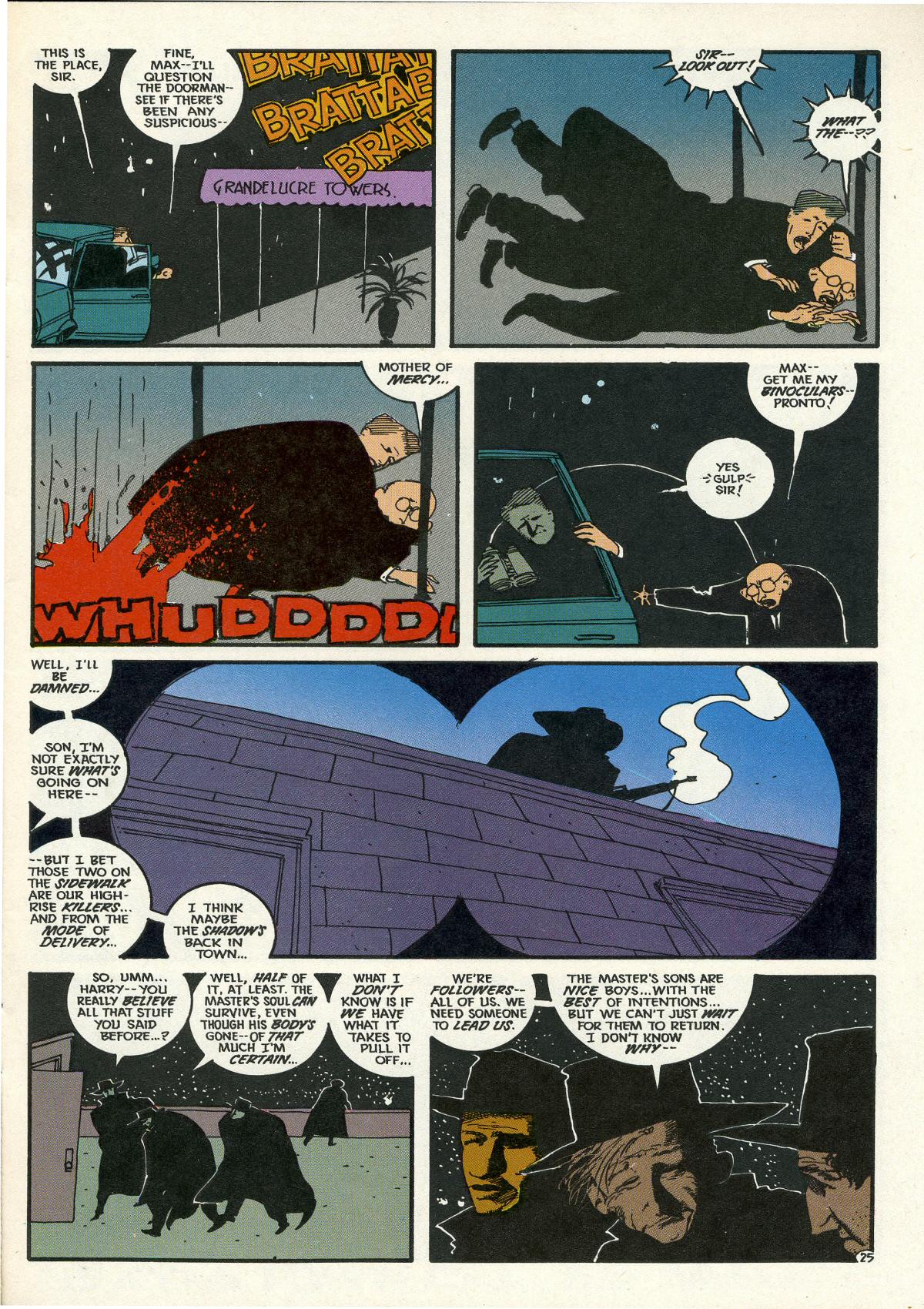 Read online The Shadow (1987) comic -  Issue #14 - 31