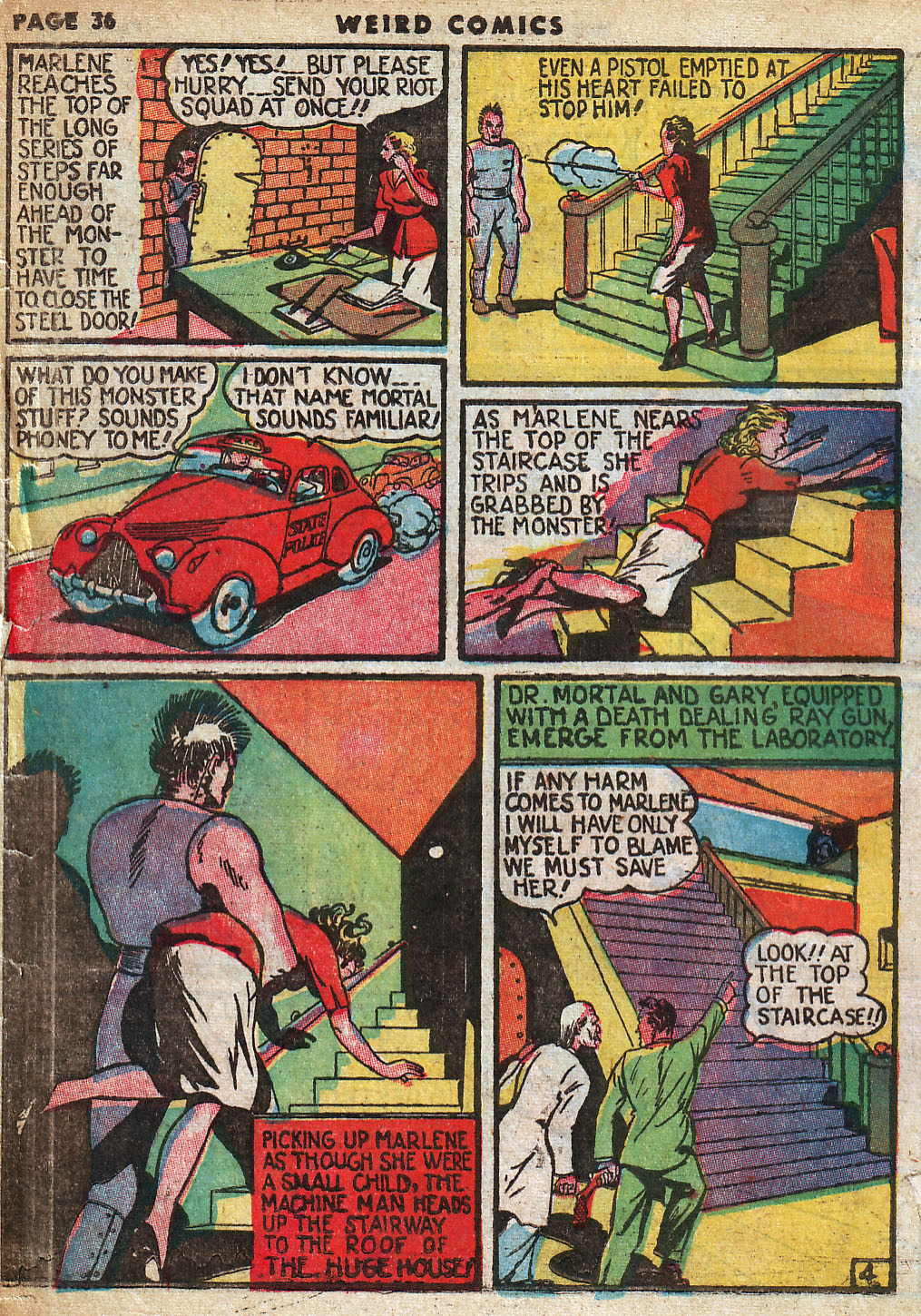 Read online Weird Comics comic -  Issue #3 - 38