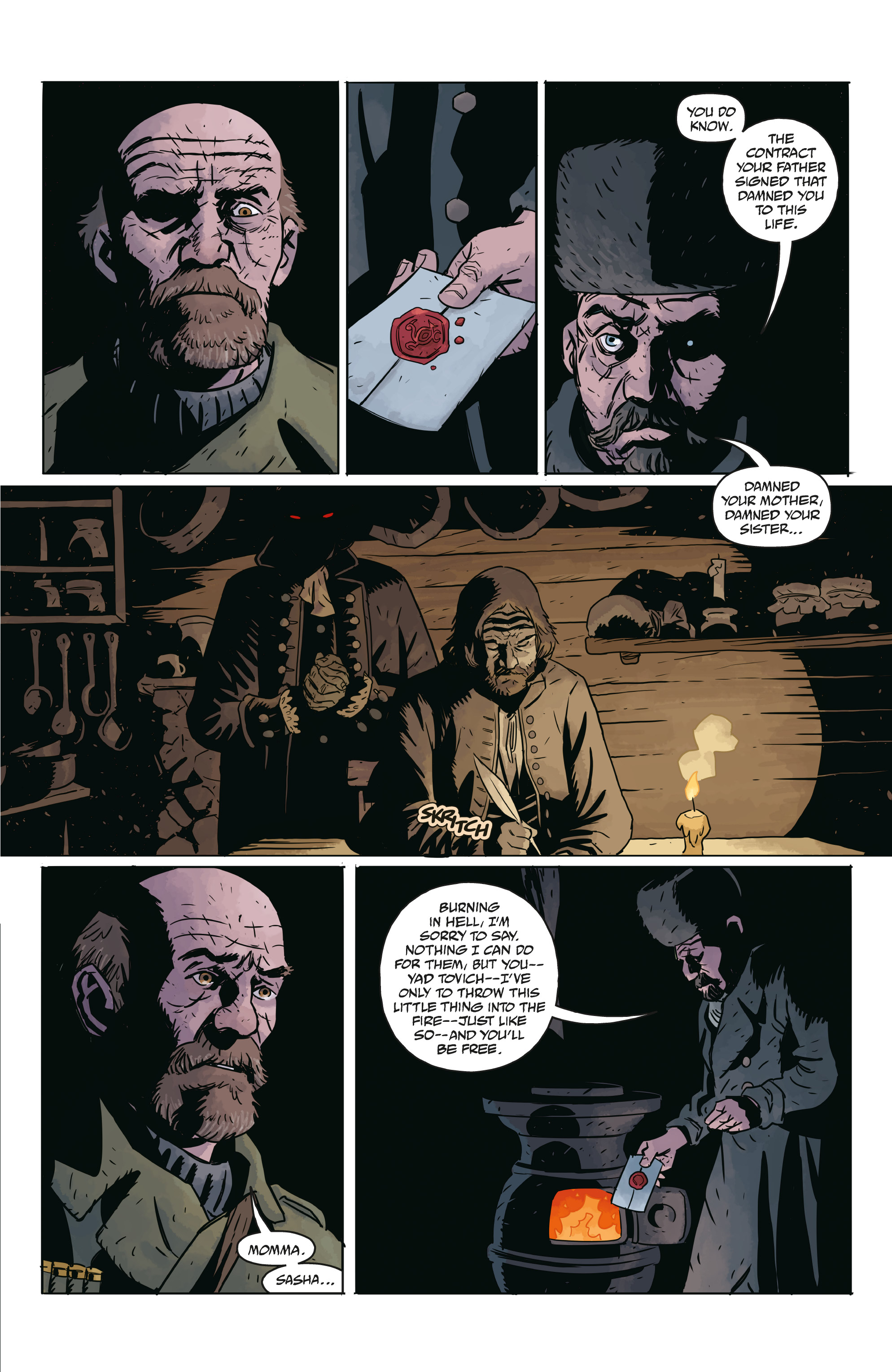 Read online Hellboy and the B.P.R.D.: Long Night at Goloski Station comic -  Issue # Full - 19