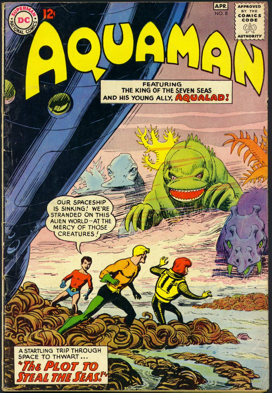 Read online Aquaman (1962) comic -  Issue #8 - 1