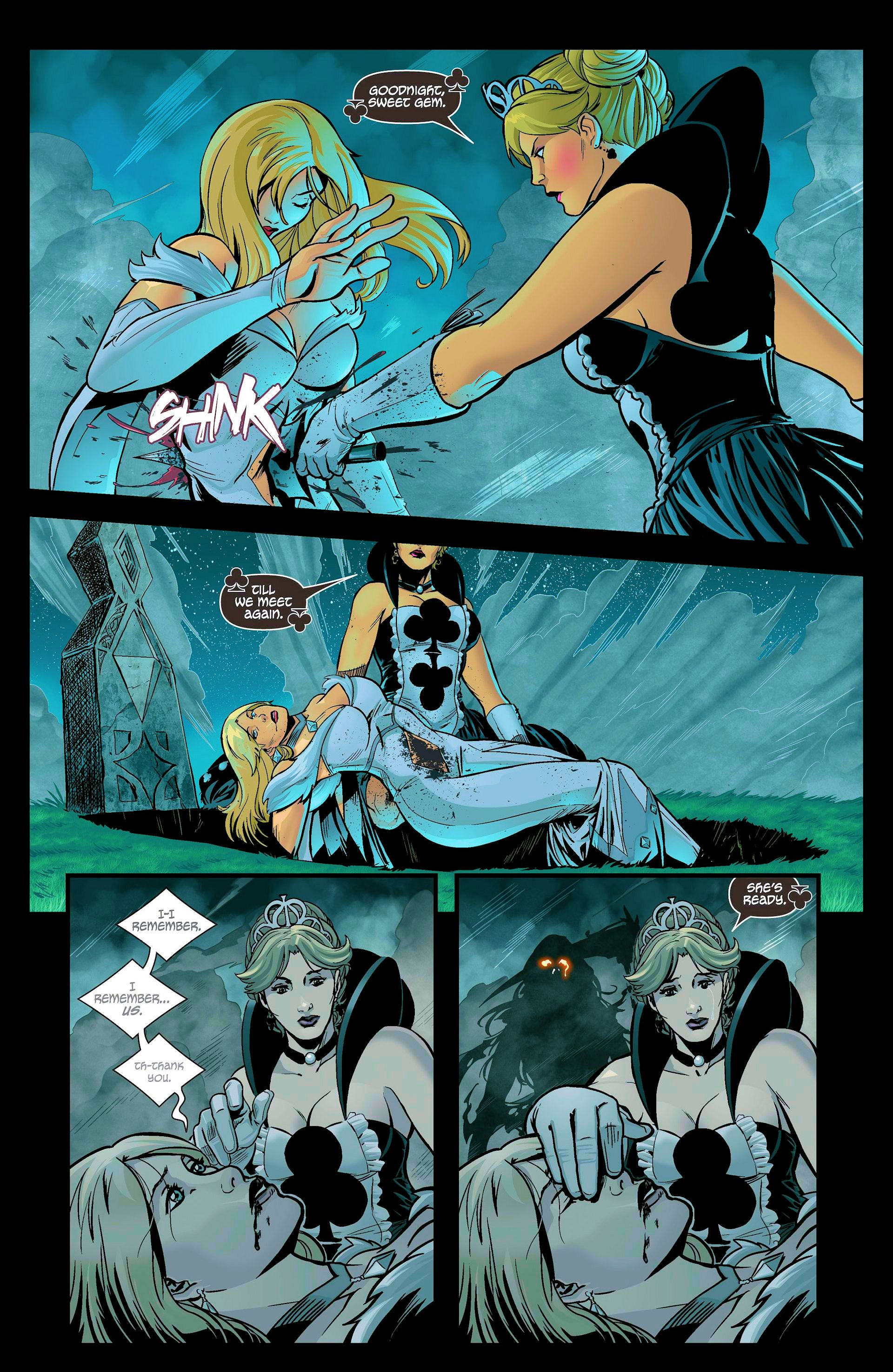 Read online Grimm Fairy Tales presents Wonderland: Clash of Queens comic -  Issue #1 - 11