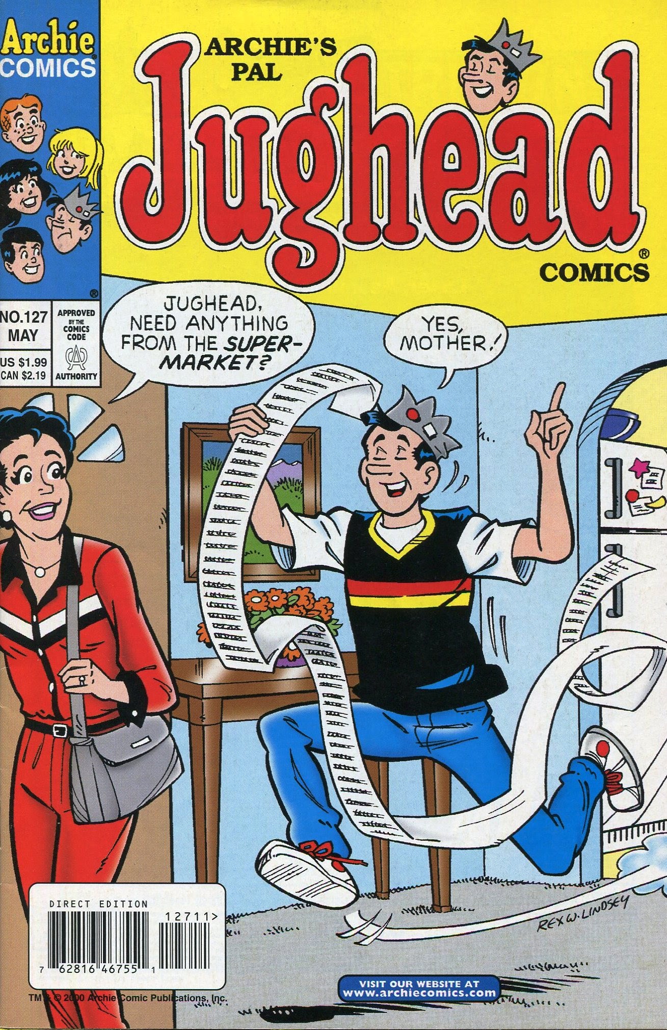 Read online Archie's Pal Jughead Comics comic -  Issue #127 - 1
