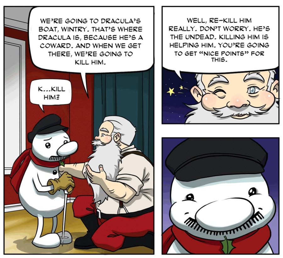 Read online Santa Versus Dracula comic -  Issue # TPB - 71