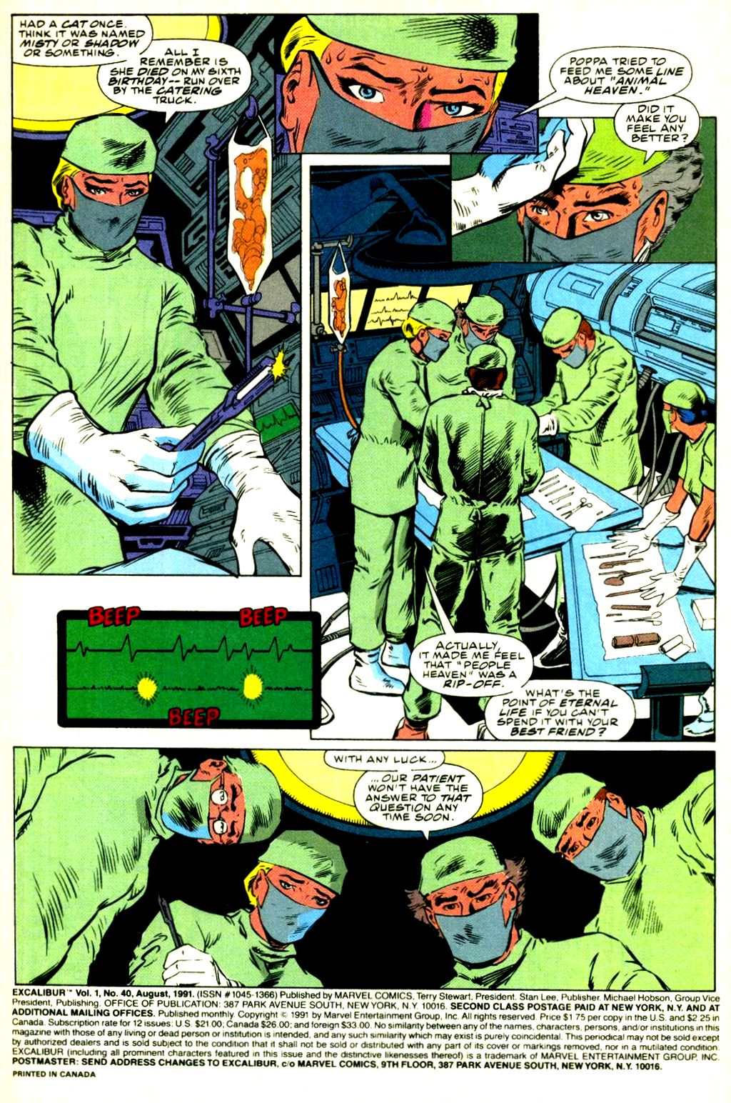 Read online Excalibur (1988) comic -  Issue #40 - 2