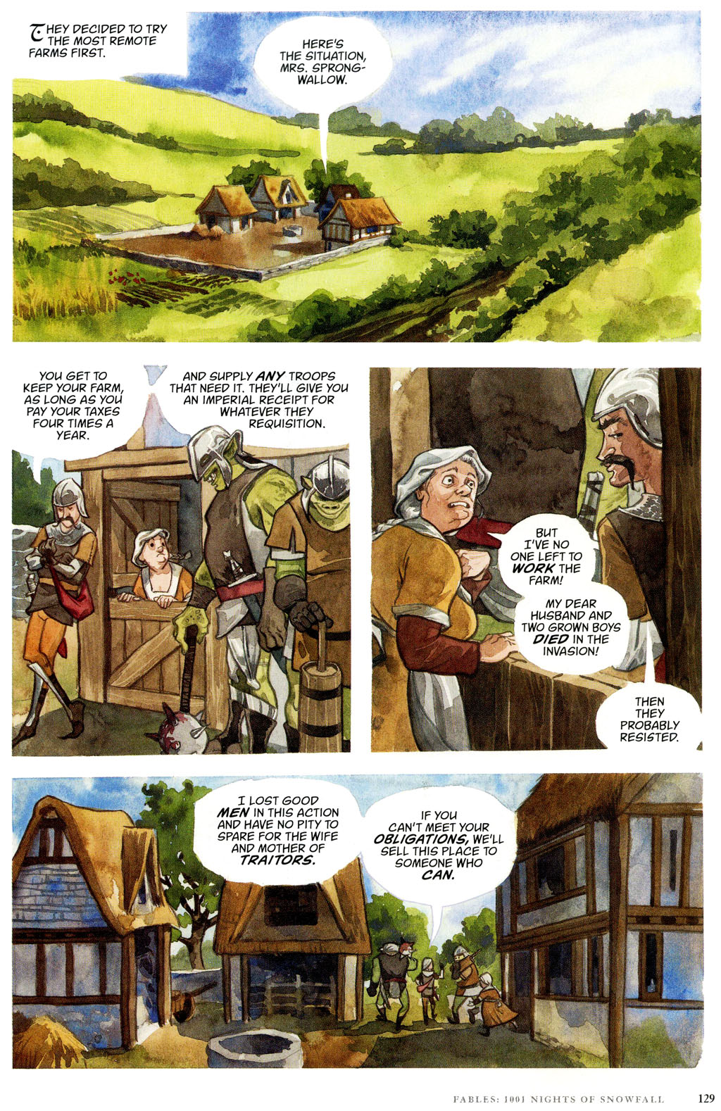 Read online Fables: 1001 Nights of Snowfall comic -  Issue # Full - 129