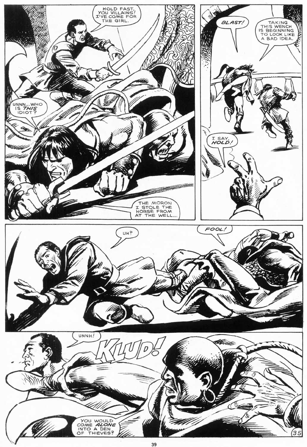 Read online The Savage Sword Of Conan comic -  Issue #156 - 39