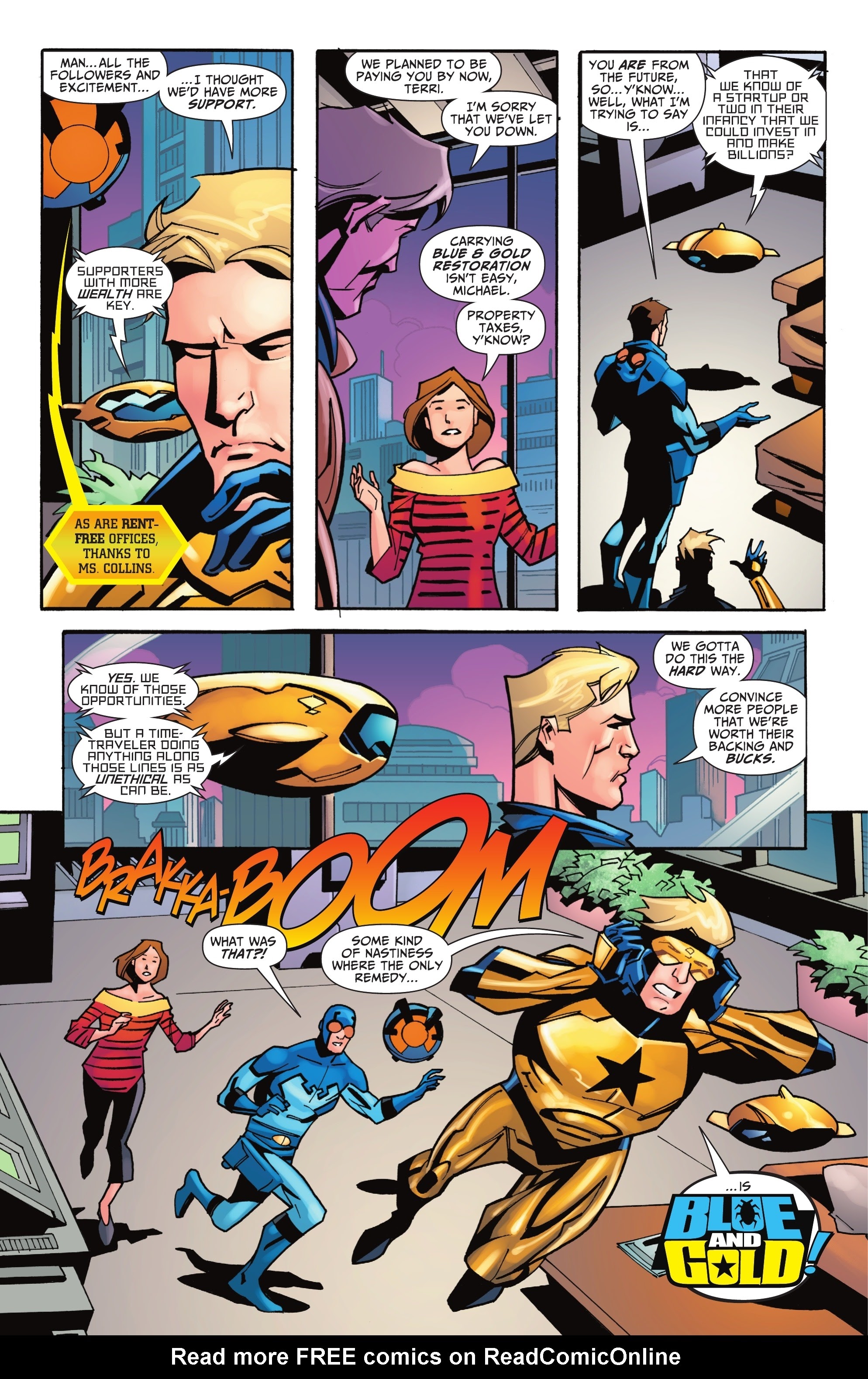 Read online Blue & Gold comic -  Issue #7 - 7