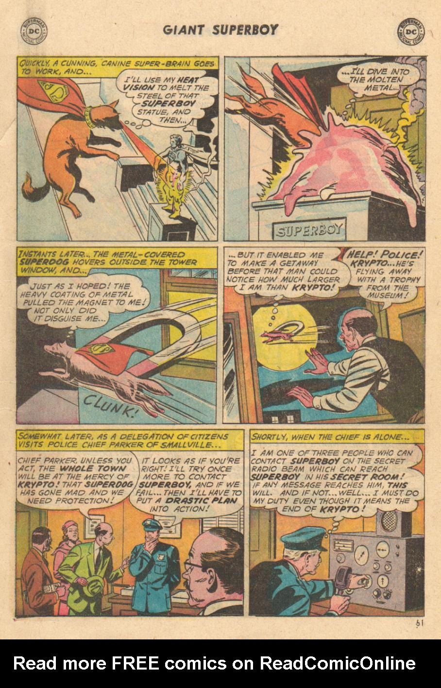 Read online Superboy (1949) comic -  Issue #138 - 59