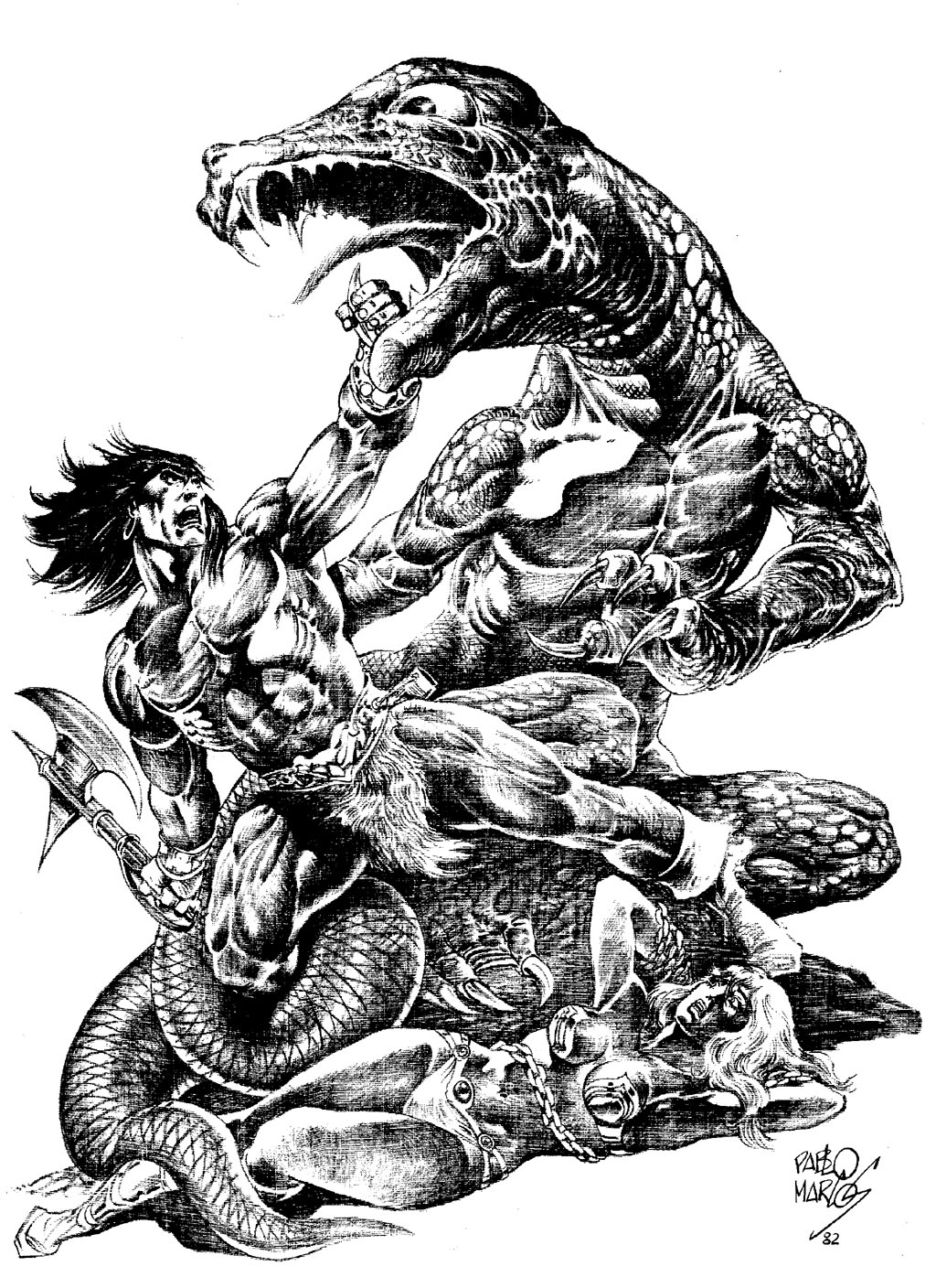 Read online The Savage Sword Of Conan comic -  Issue #84 - 2