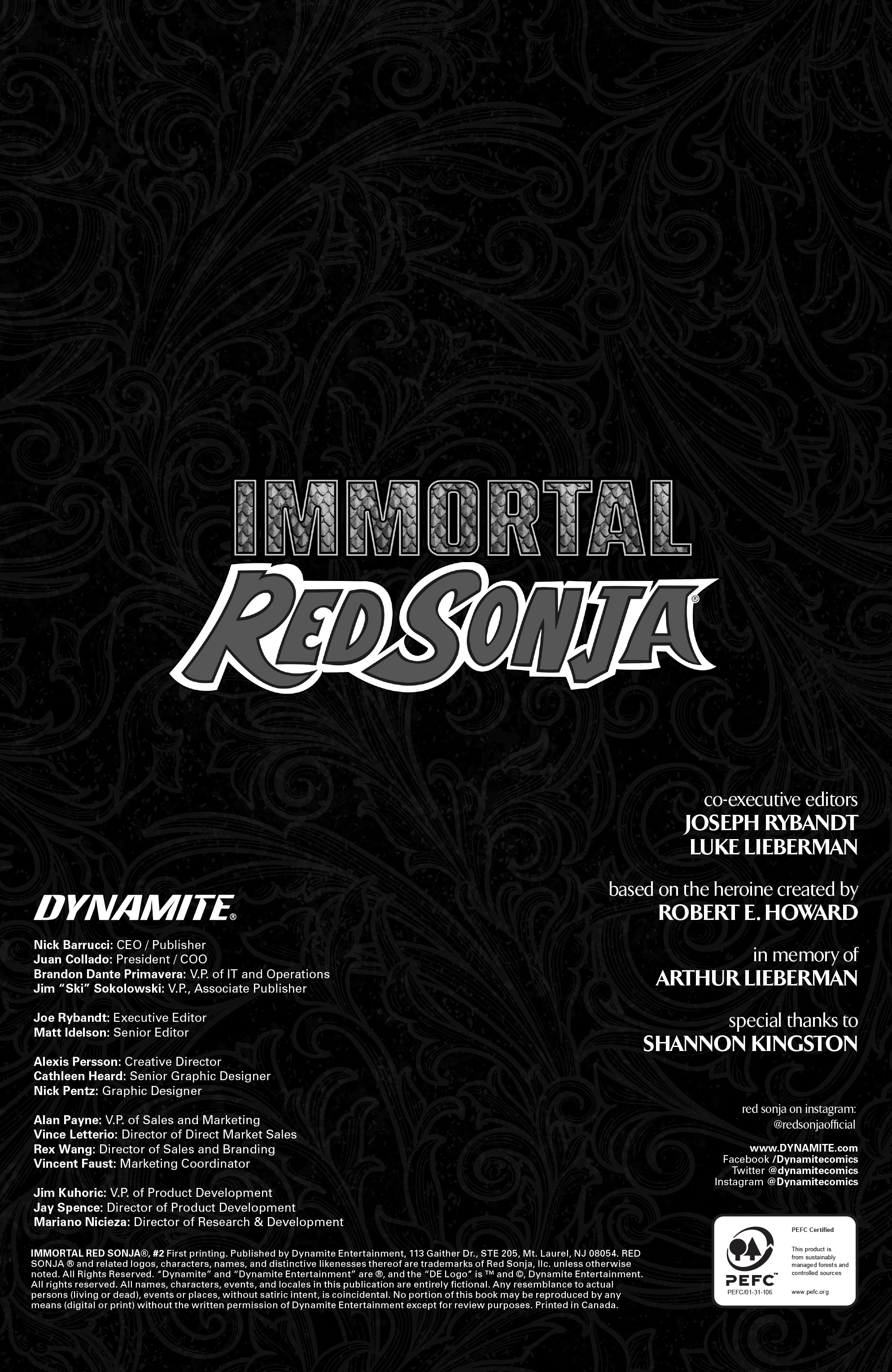 Read online Immortal Red Sonja comic -  Issue #2 - 6