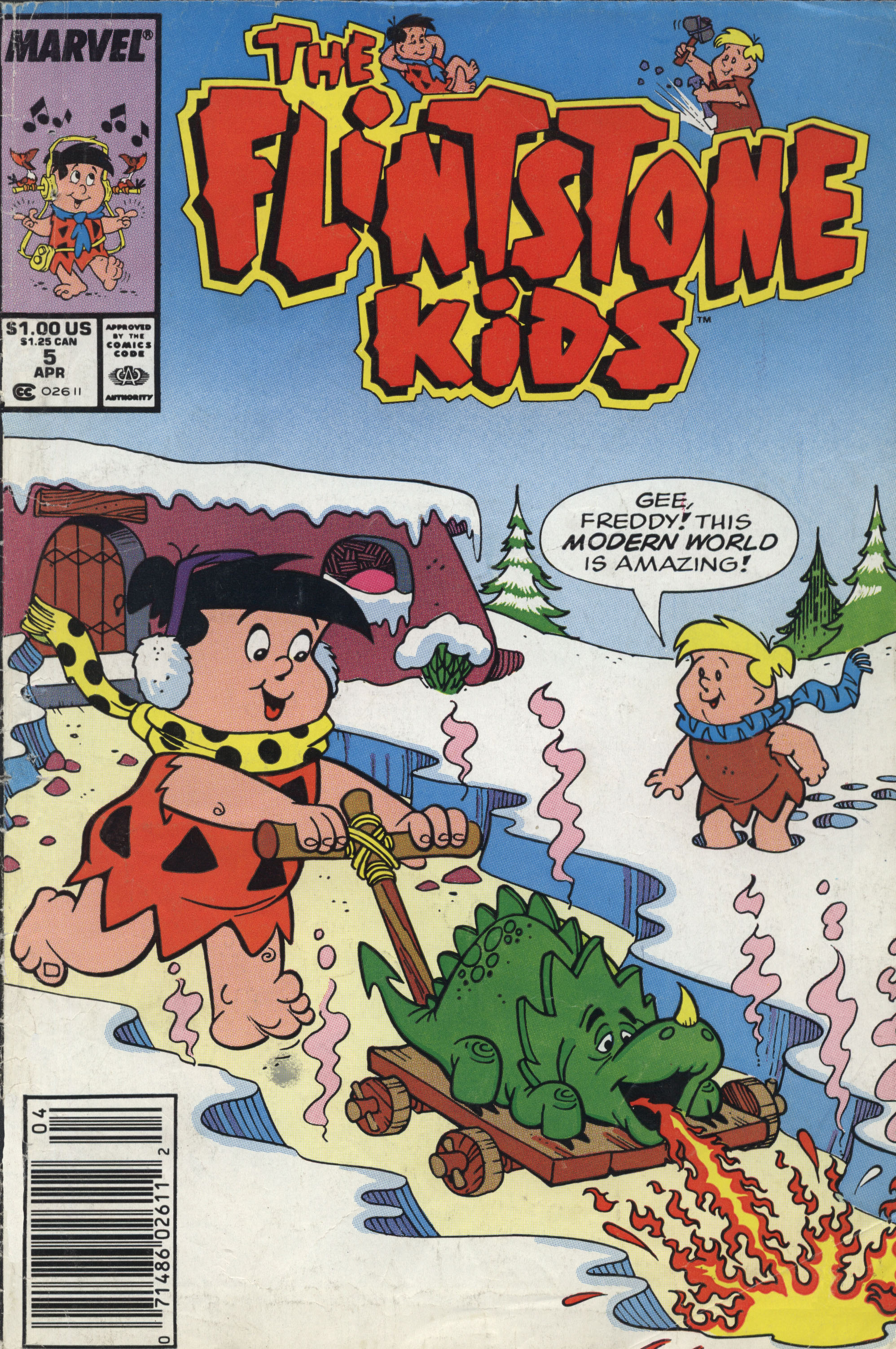Read online The Flintstone Kids comic -  Issue #5 - 1