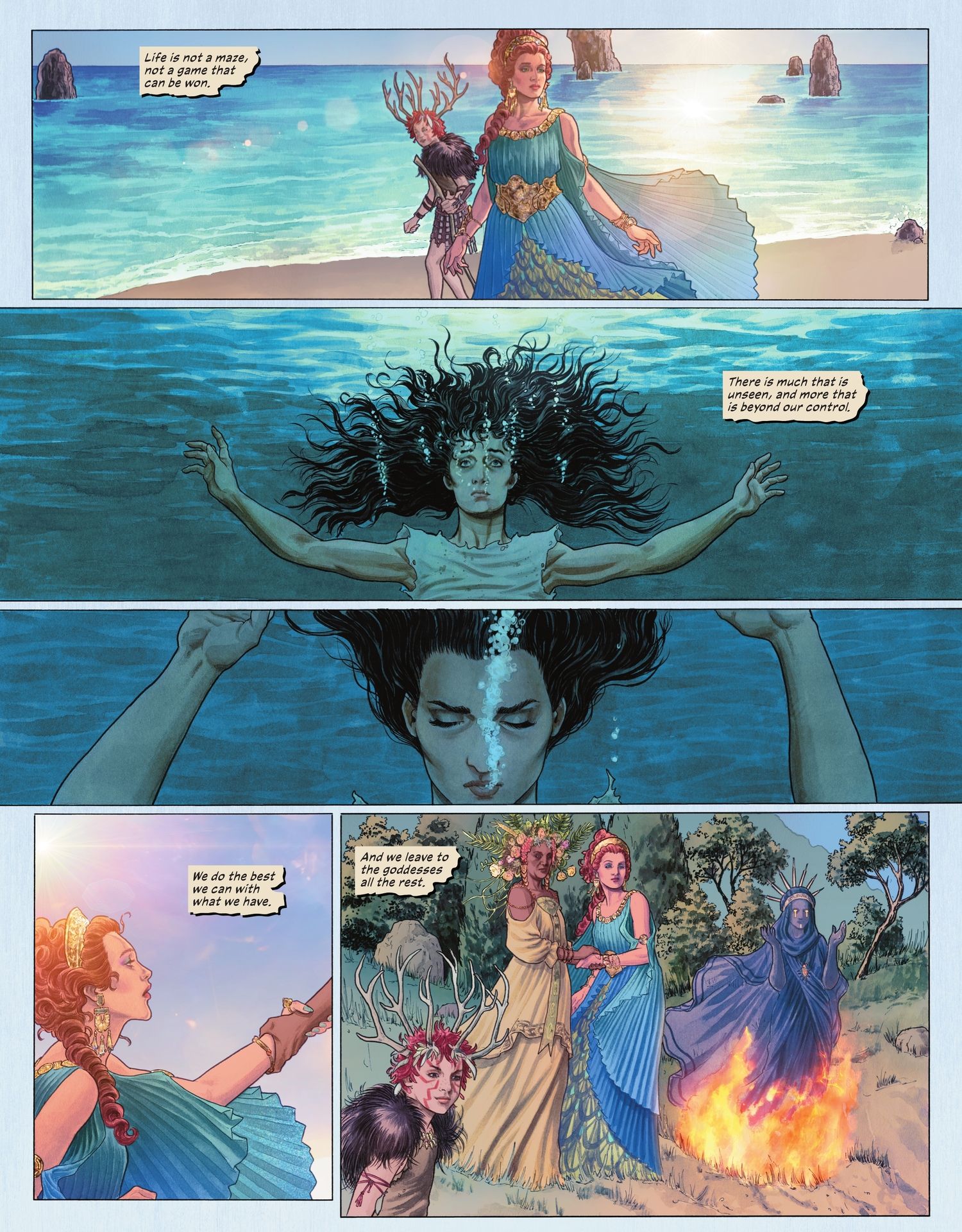 Read online Wonder Woman Historia: The Amazons comic -  Issue #3 - 56