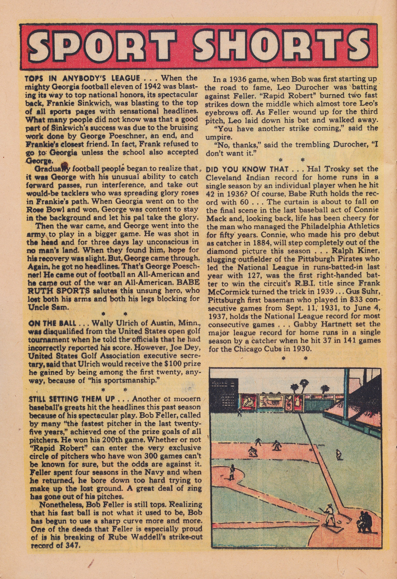 Read online Babe Ruth Sports Comics comic -  Issue #10 - 23